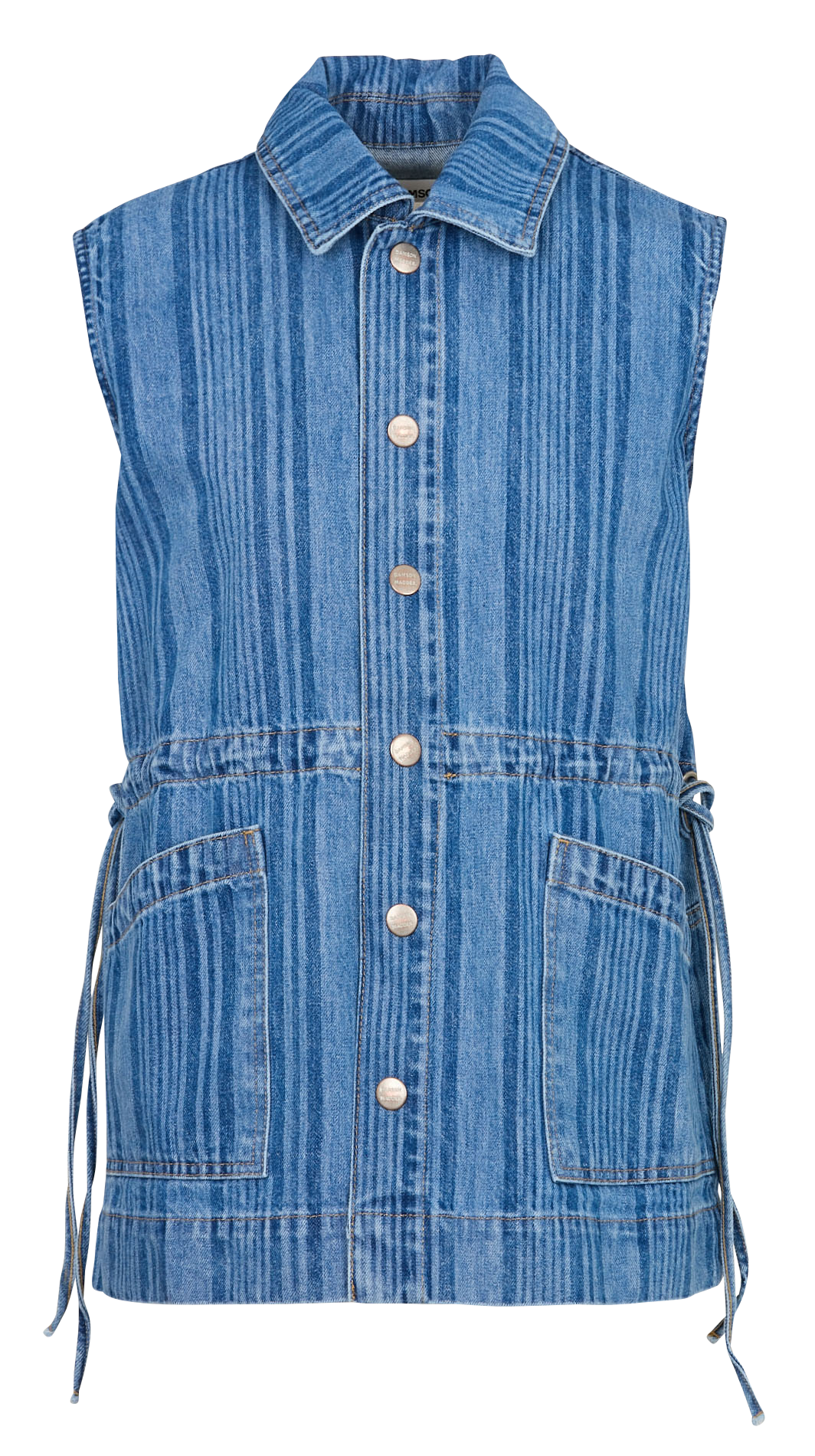 Veste en jean en coton bio DAMSON MADDER Bleu