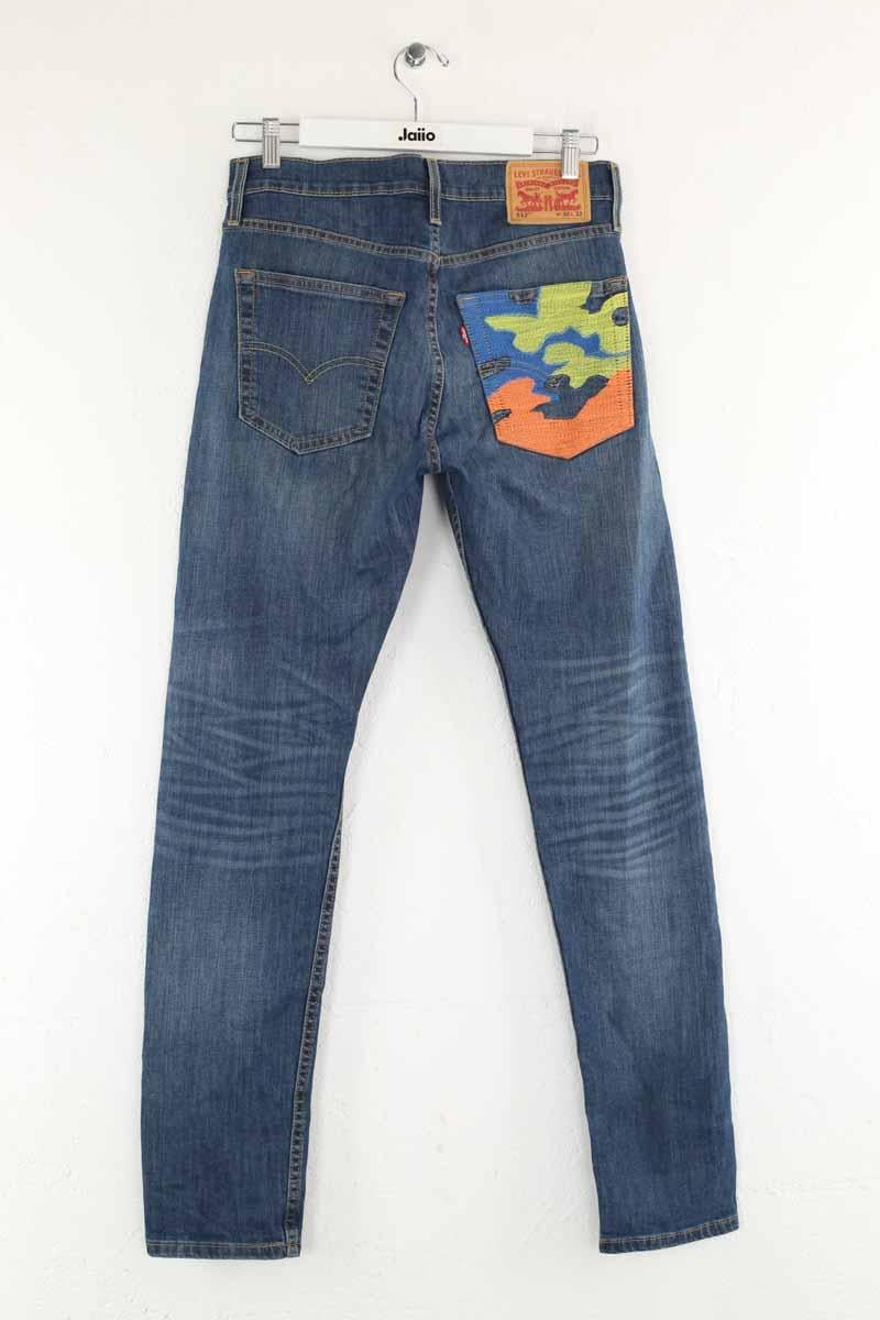 Slim jeans 512 in cotton LEVI'S - Seconde main Blue