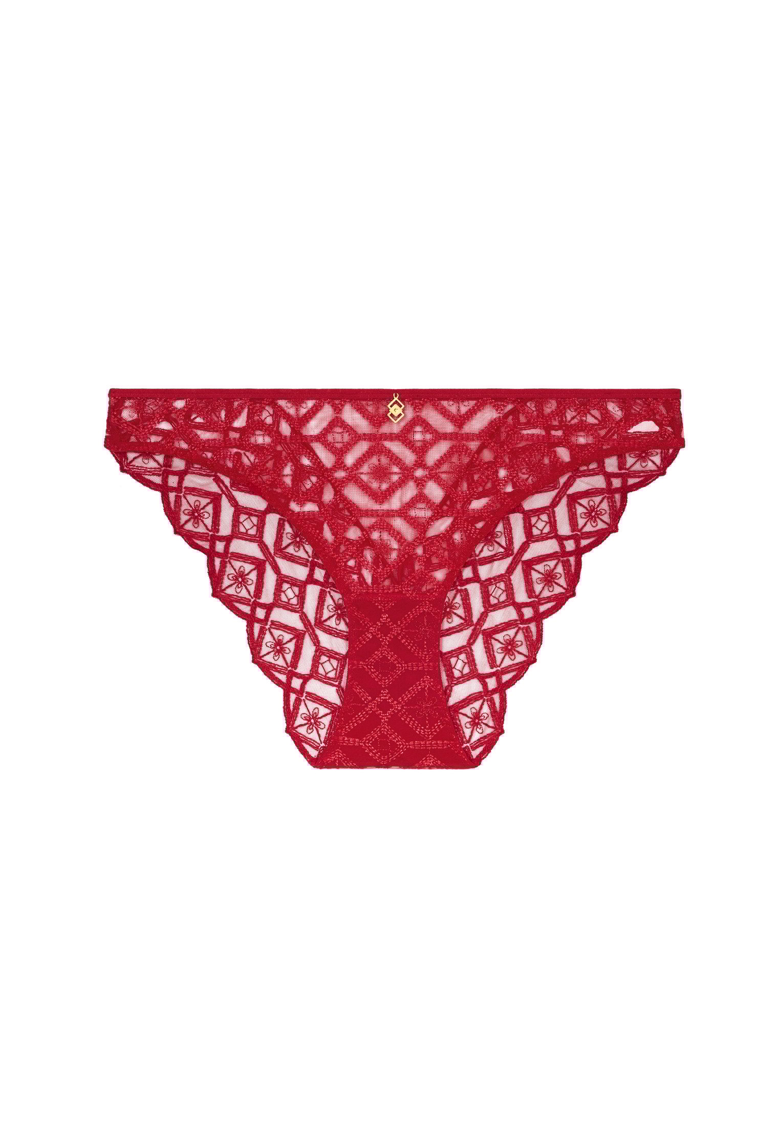 Italian panties AUBADE Red