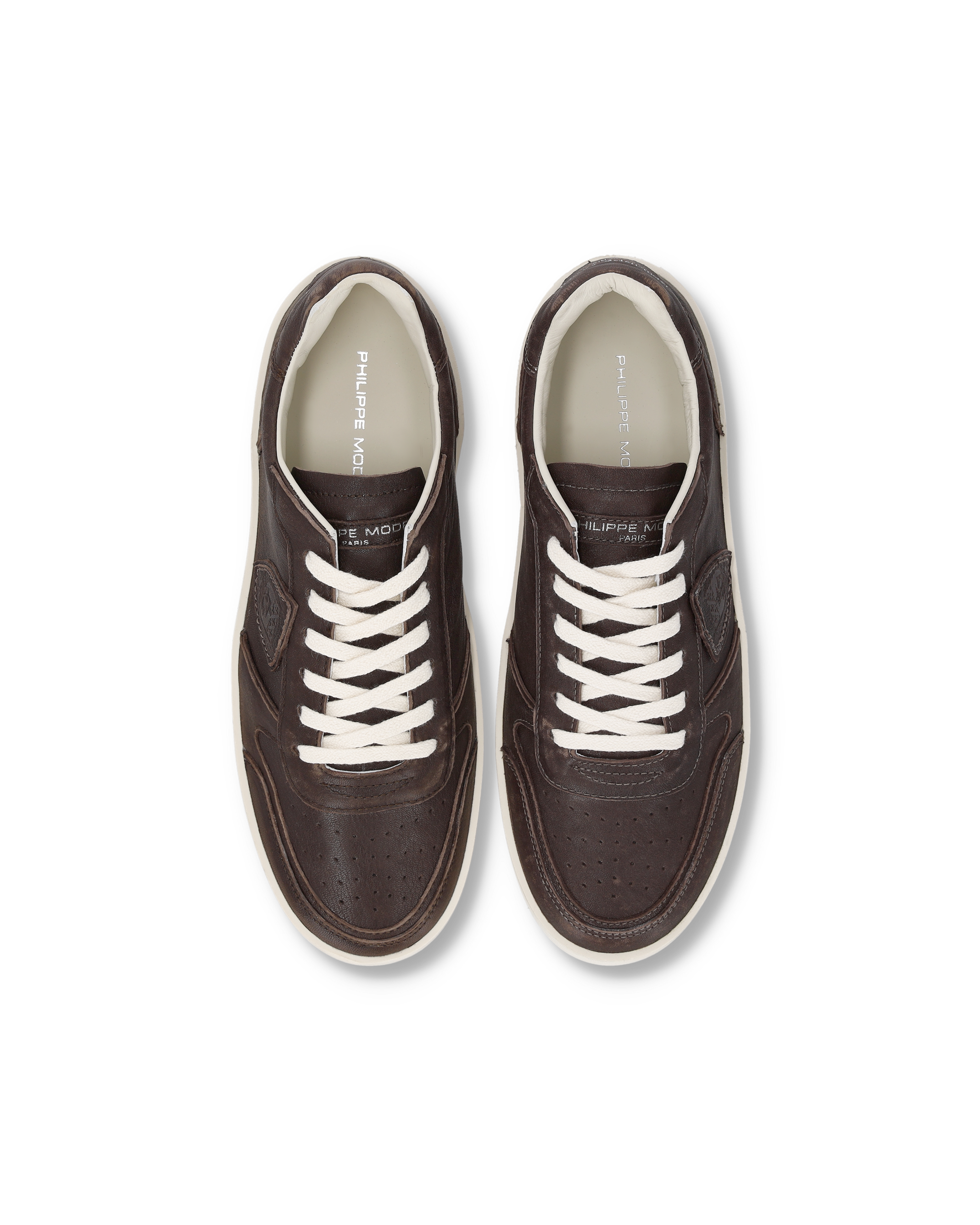 Nice Tennis Sneakers PHILIPPE MODEL Brown