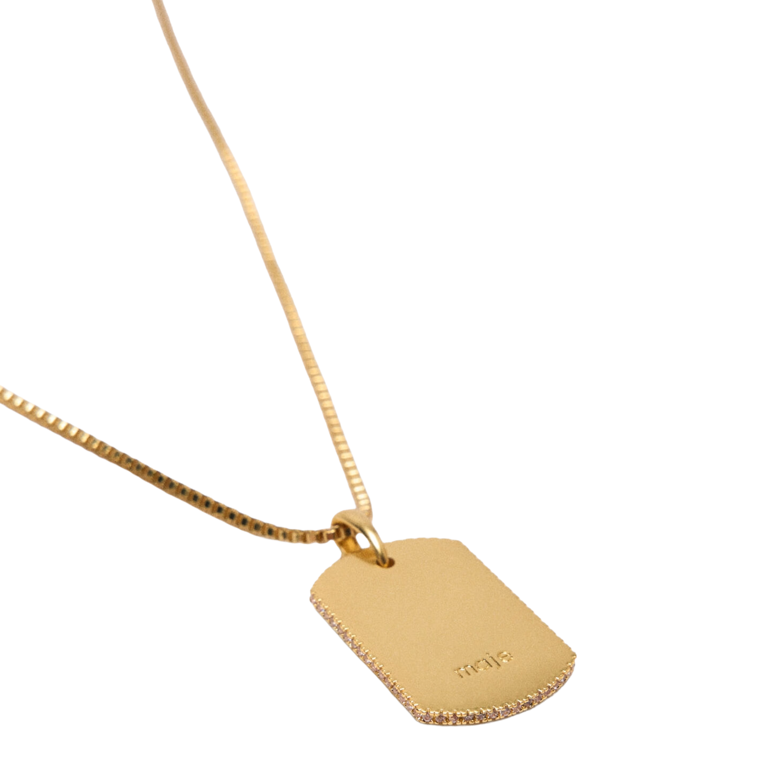 Halsketting van messing MAJE Goudkleurig