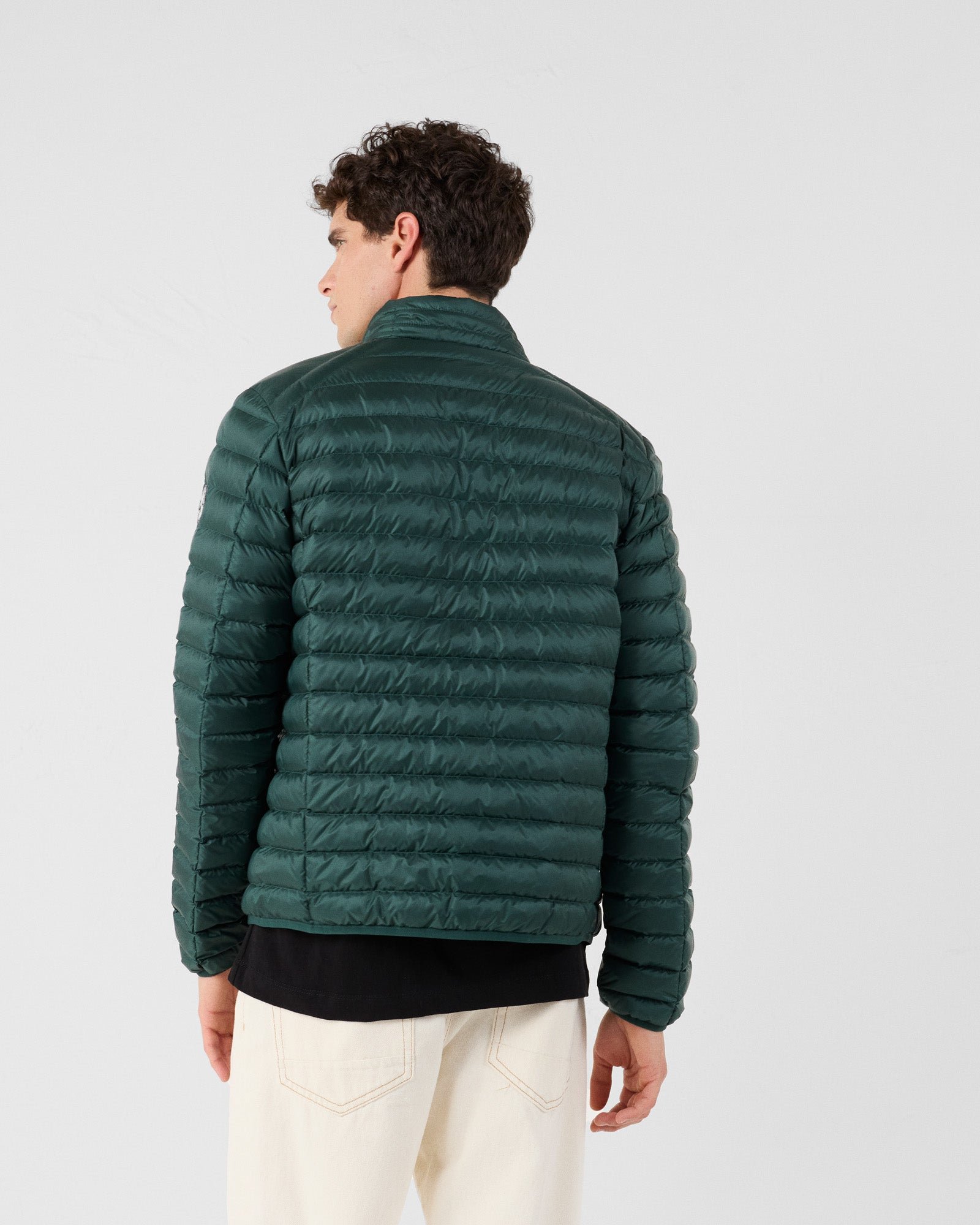 Light forest green puffer jacket JOTT Green