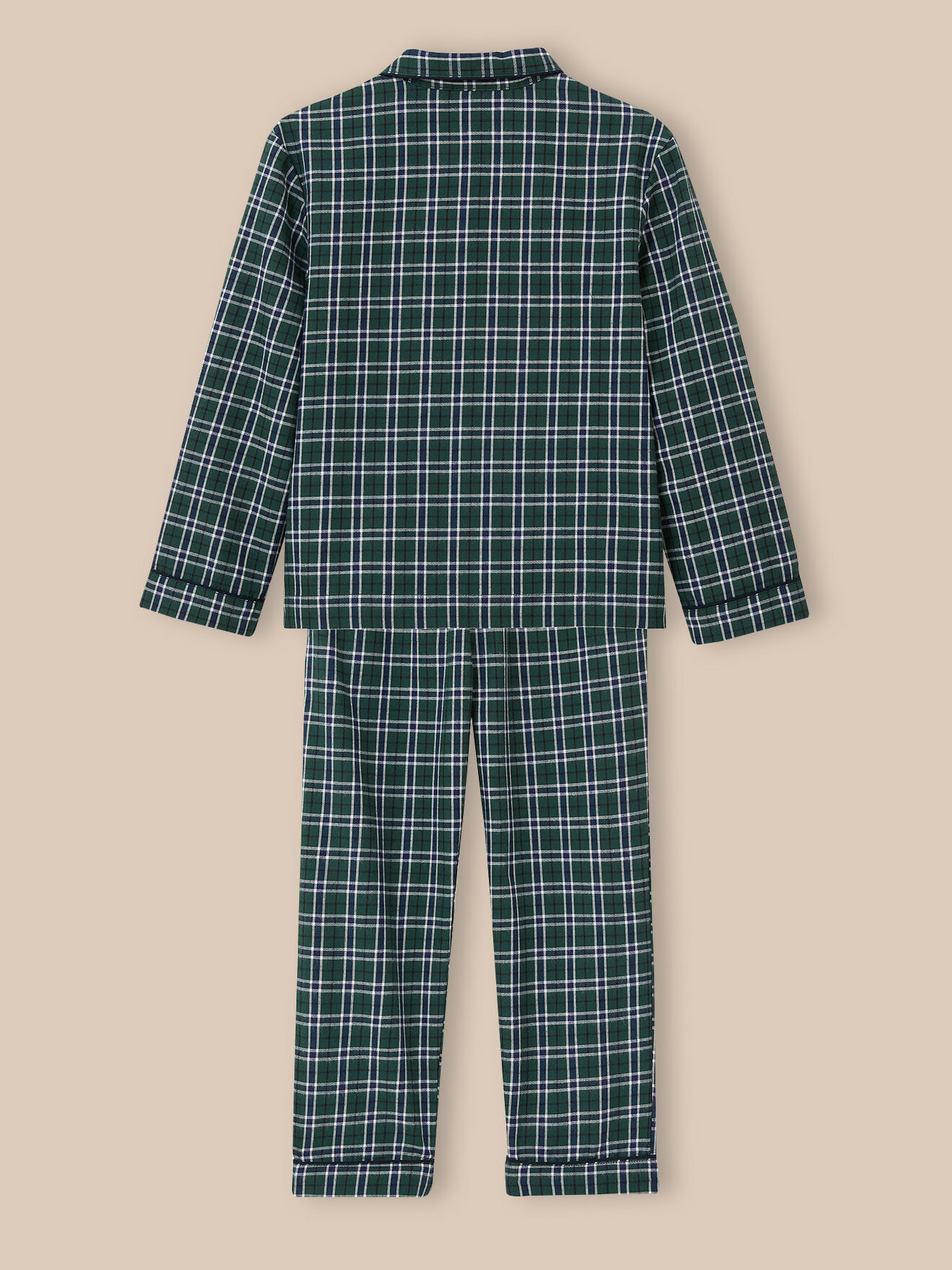 Checked pajamas CYRILLUS Blue