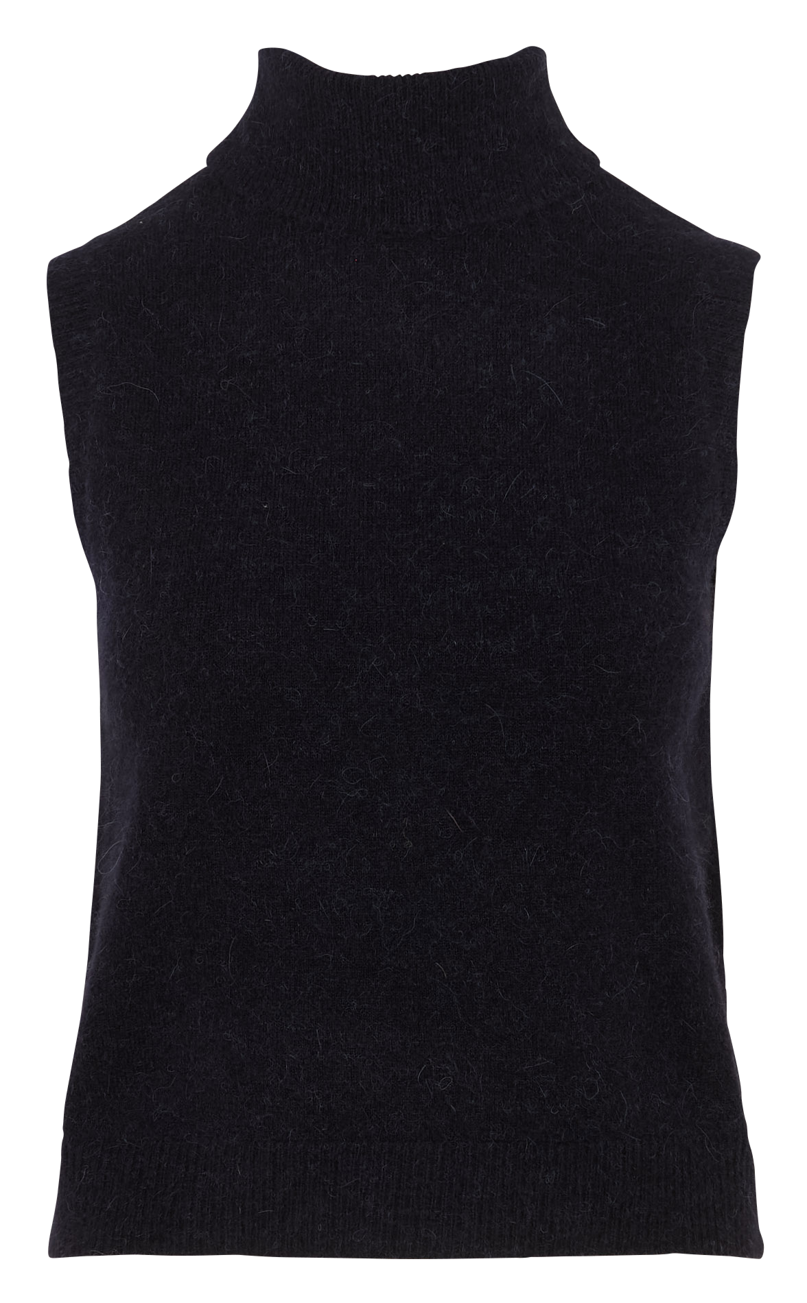 Straight wool-blend polo neck sweater PETITE MENDIGOTE Blue