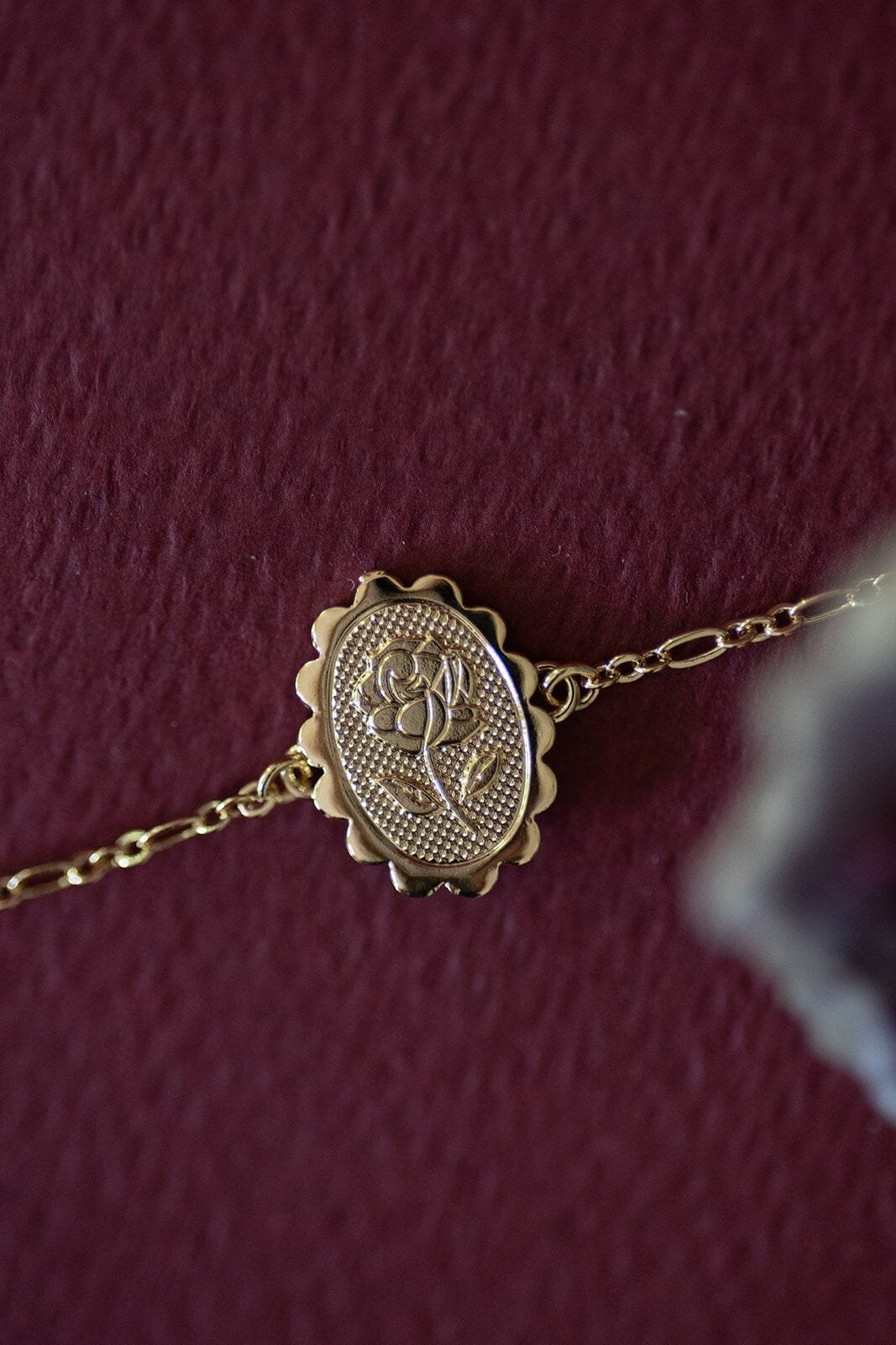 THÉIA - fine gold-plated flower bracelet MONSIEUR SIMONE Golden