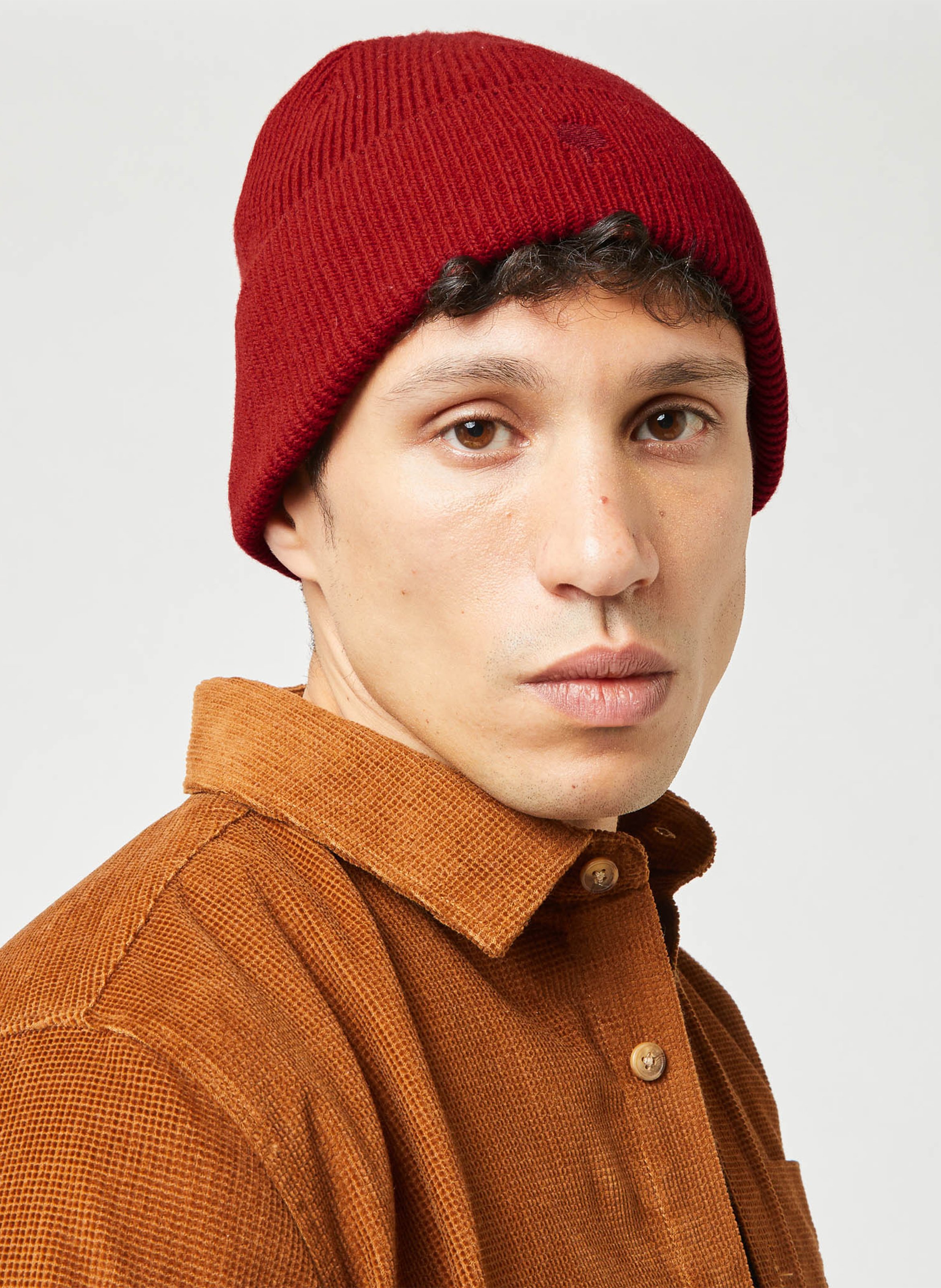 Effen muts van tricot FAGUO