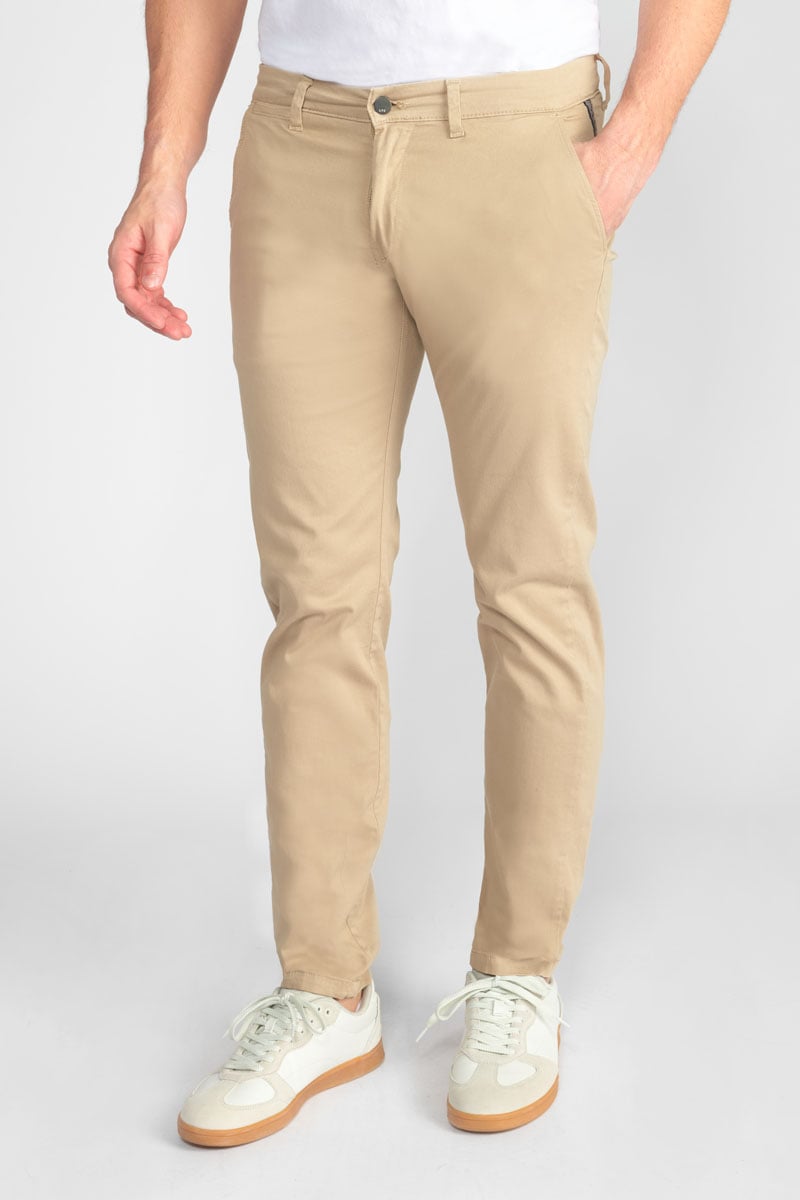 Chino pants LE TEMPS DES CERISES White