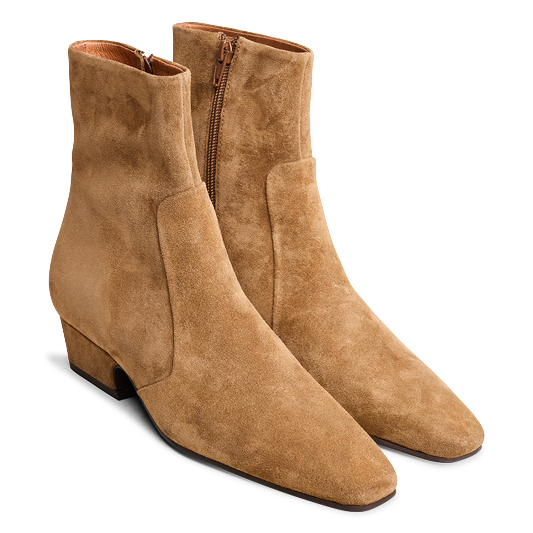 Bianca leather ankle boots JONAK Brown
