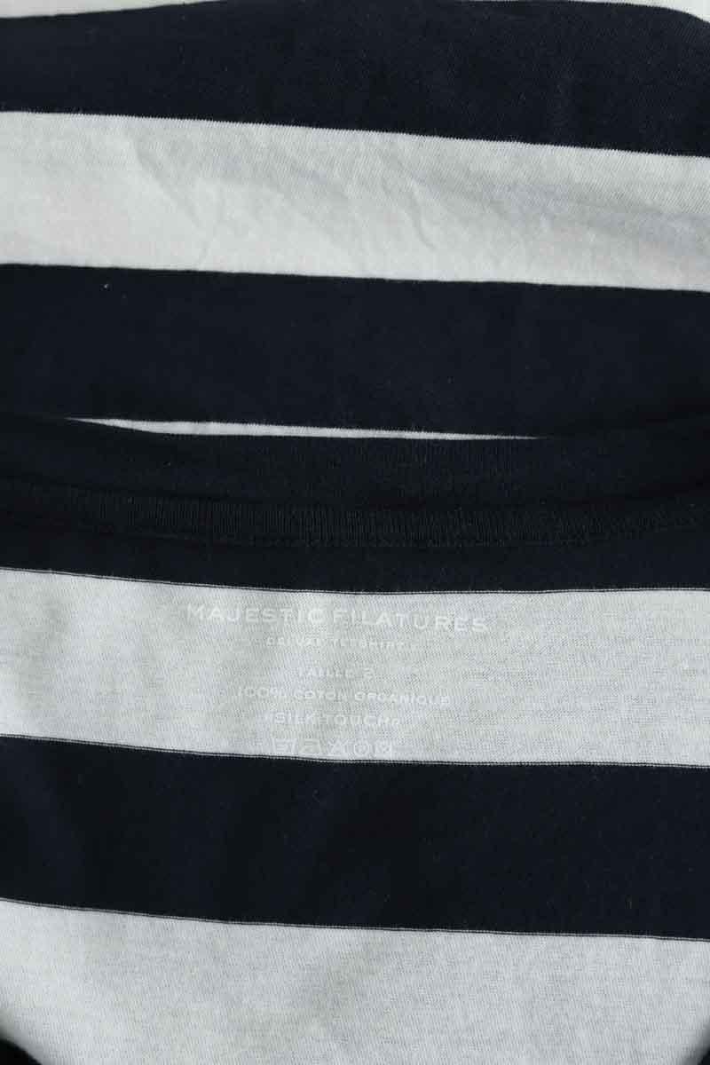 T-shirt MAJESTIC FILATURES - SECONDE MAIN Blue