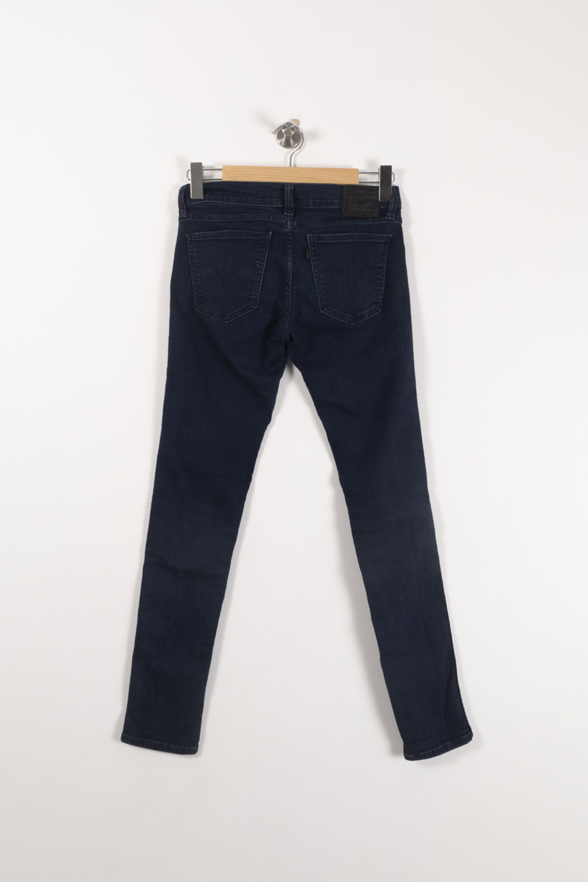 Cropped slim jeans with studs LEVI'S - Seconde main Blue