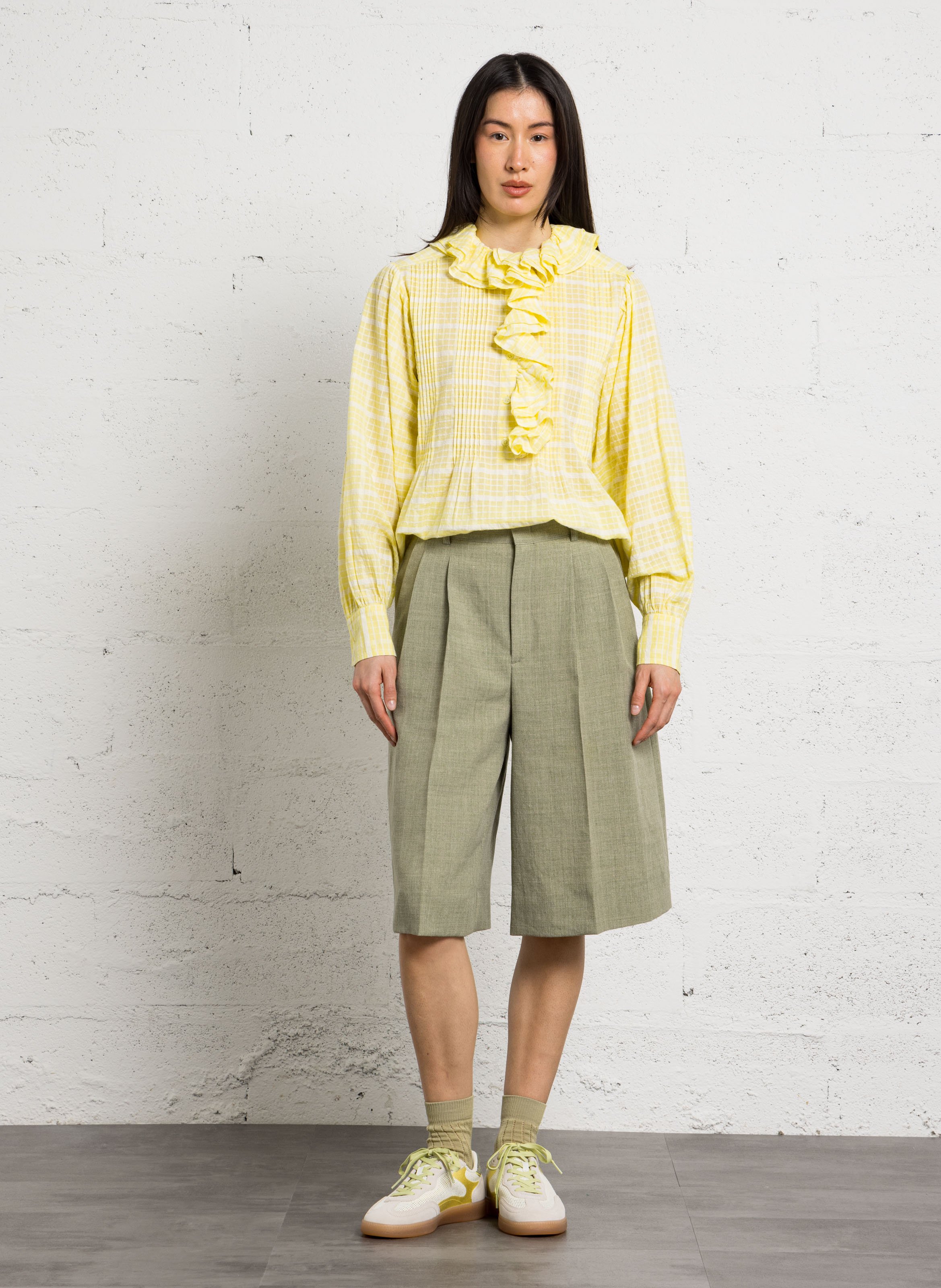 Karobluse mit Rundhalsausschnitt LAURENCE BRAS Gelb