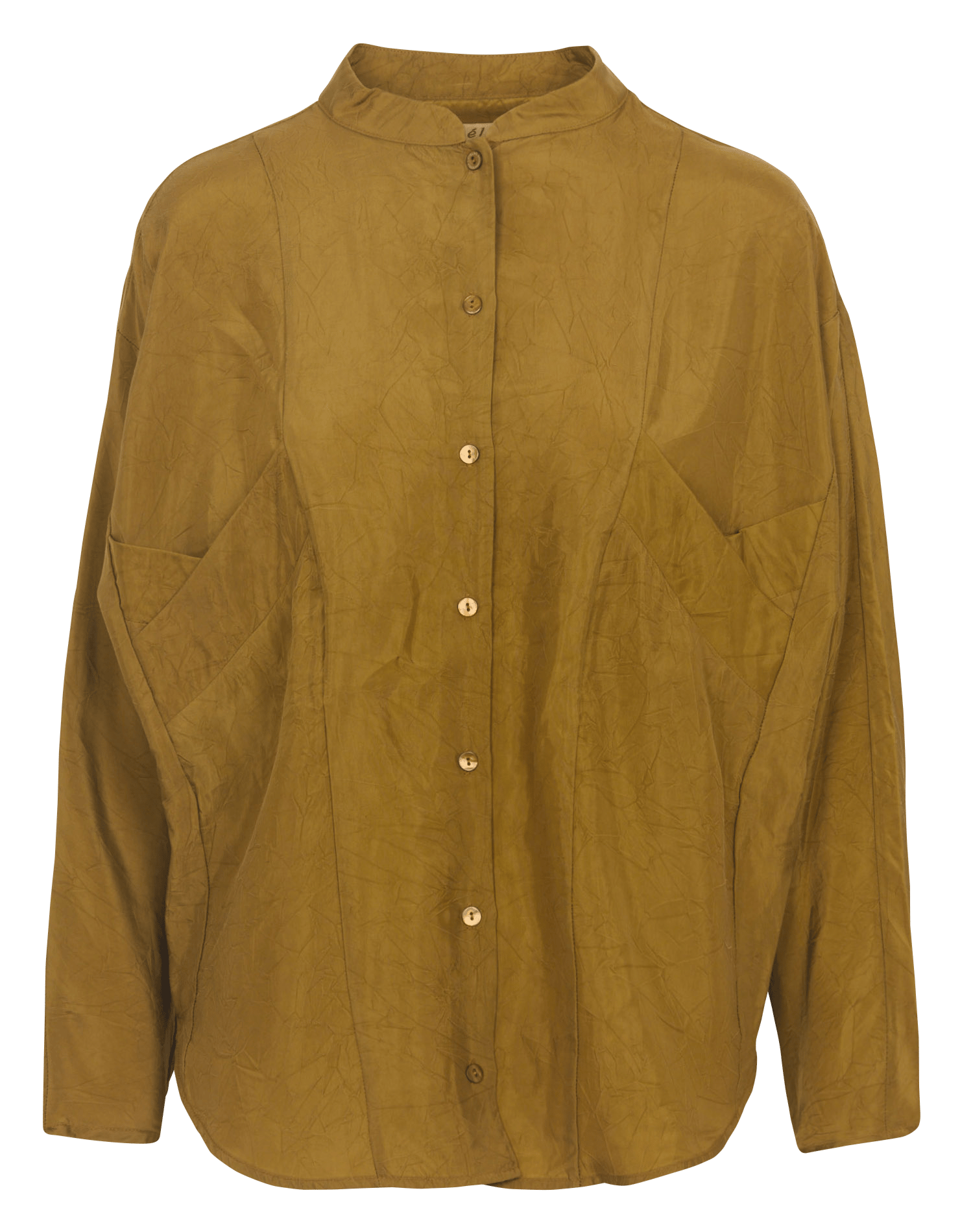 Blouse with round collar COTELAC Brown