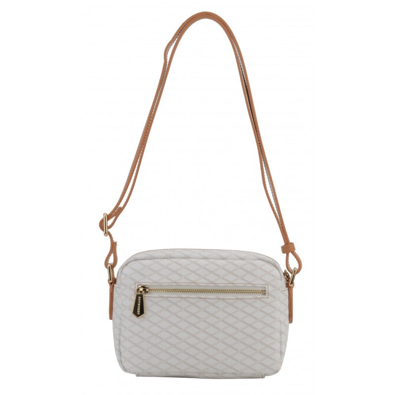 Leather bag POURCHET White