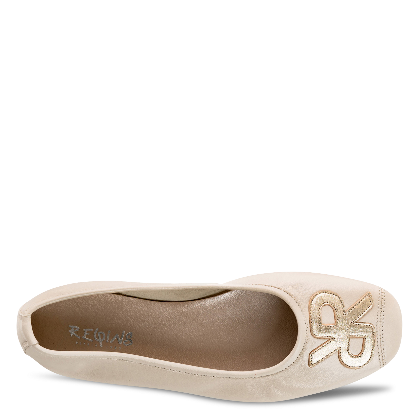 Ballerinas - Leder REQINS Beige