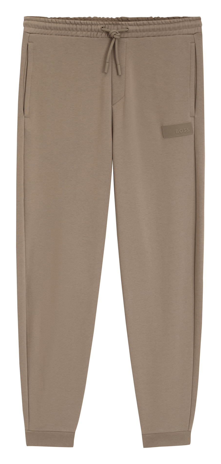 Jogging droit en coton mélangé BOSS Kaki