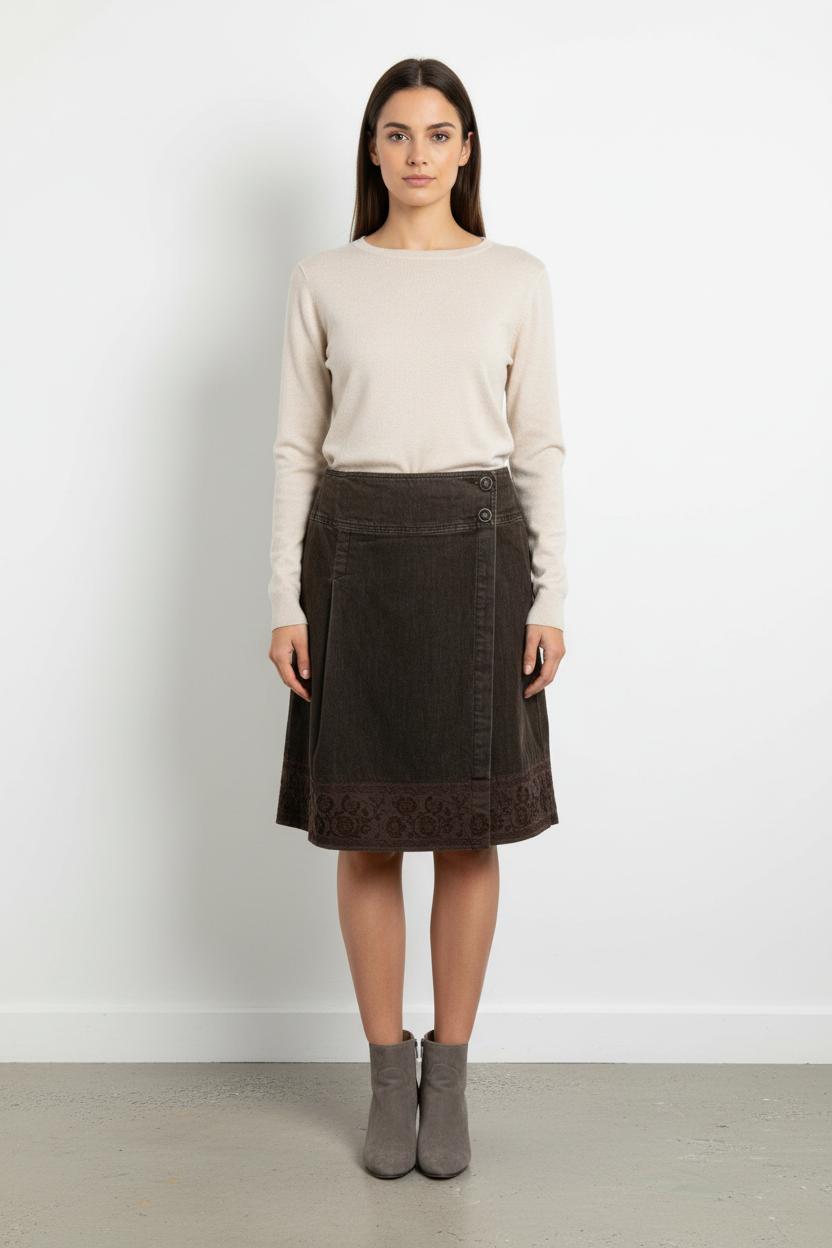 Short & midi skirt MAX MARA - Seconde Main Brown