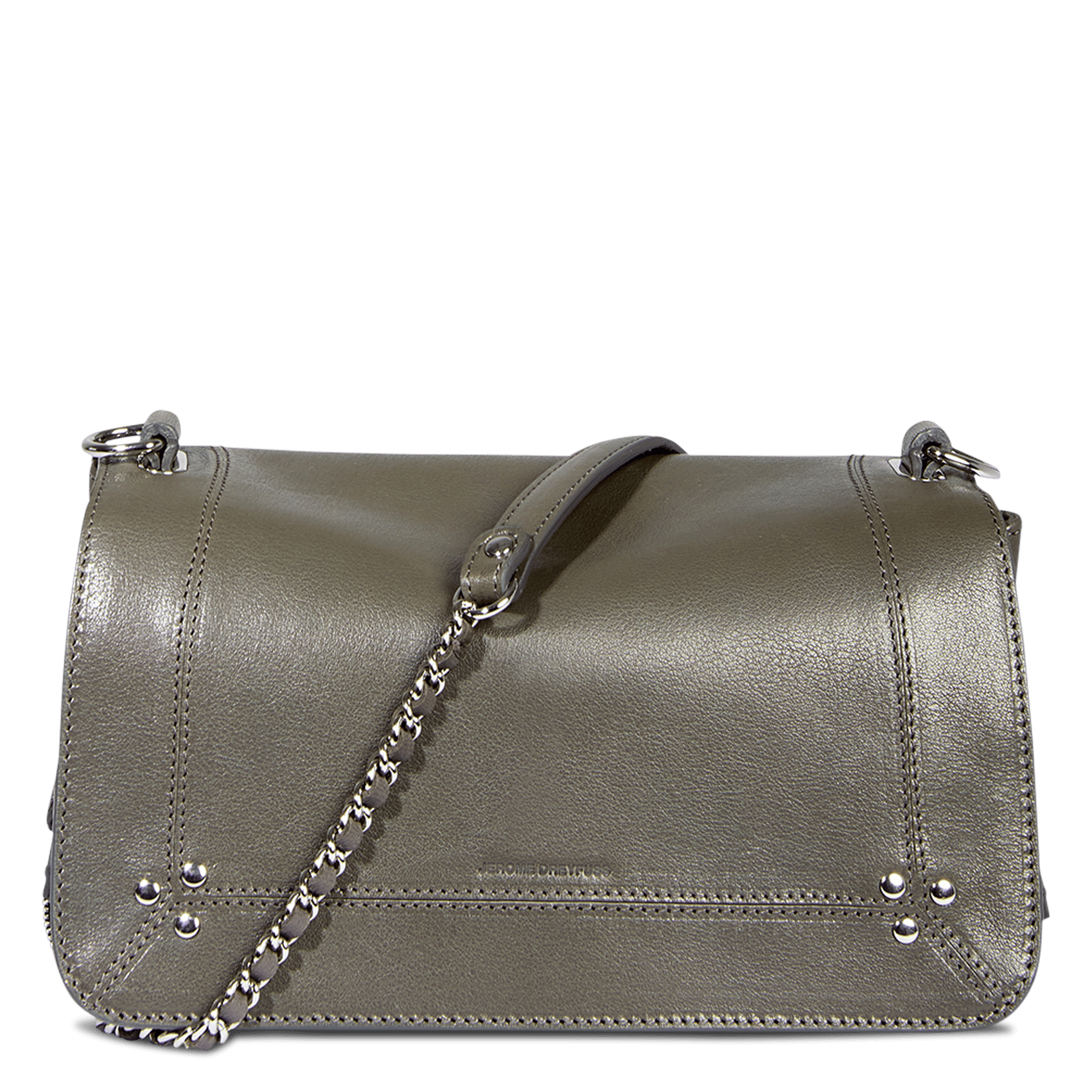 Brieftasche aus Leder JEROME DREYFUSS Grau