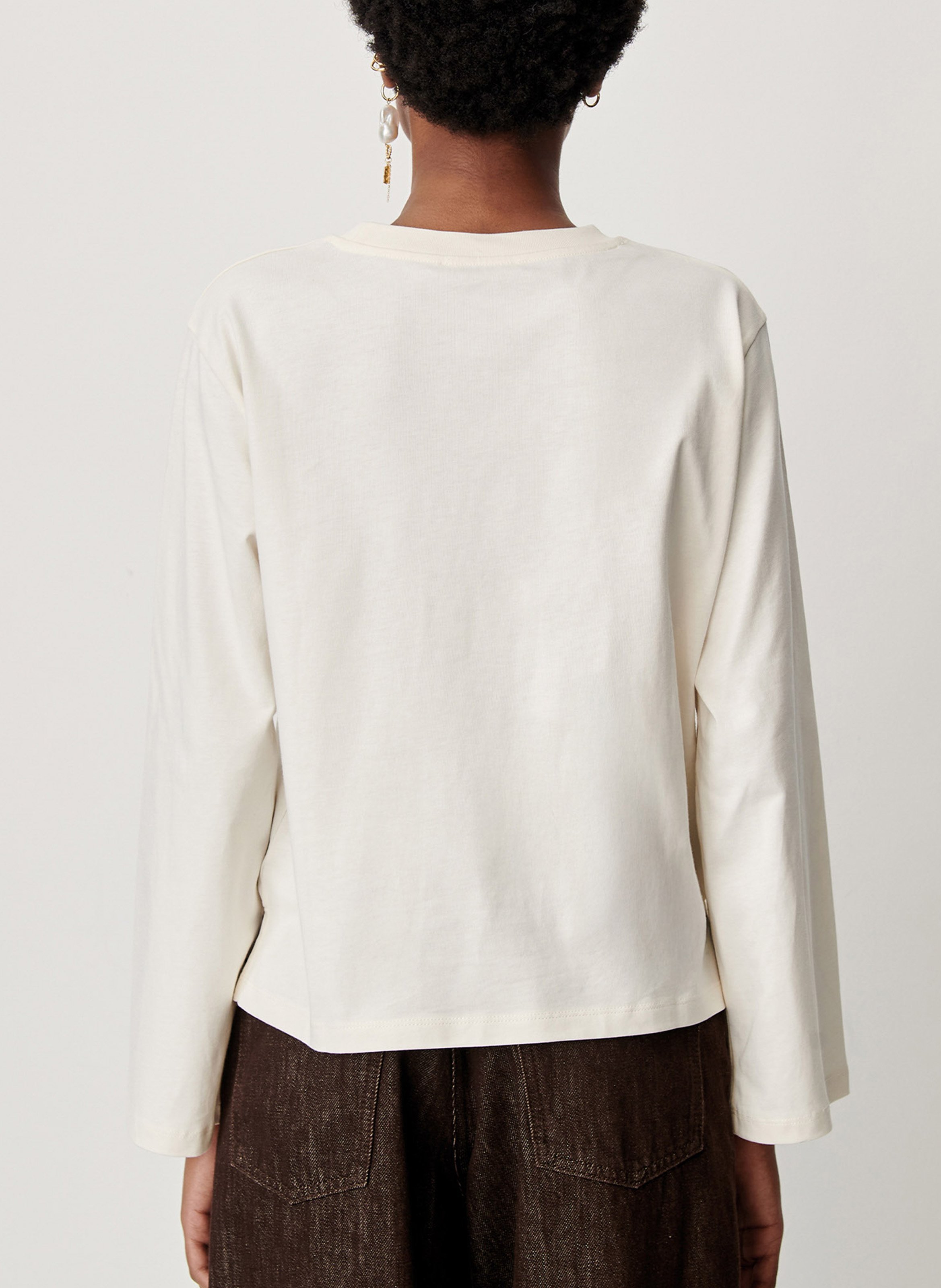Tee-shirt oversize en coton SESSUN Beige