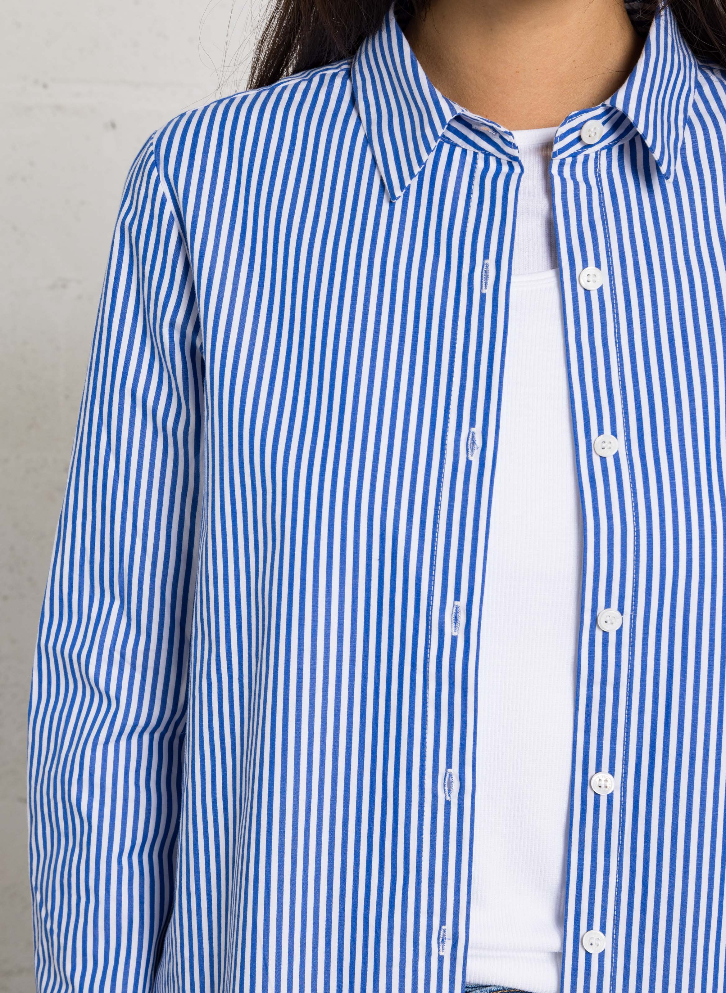 Ramie shirt LA PETITE ETOILE Blue