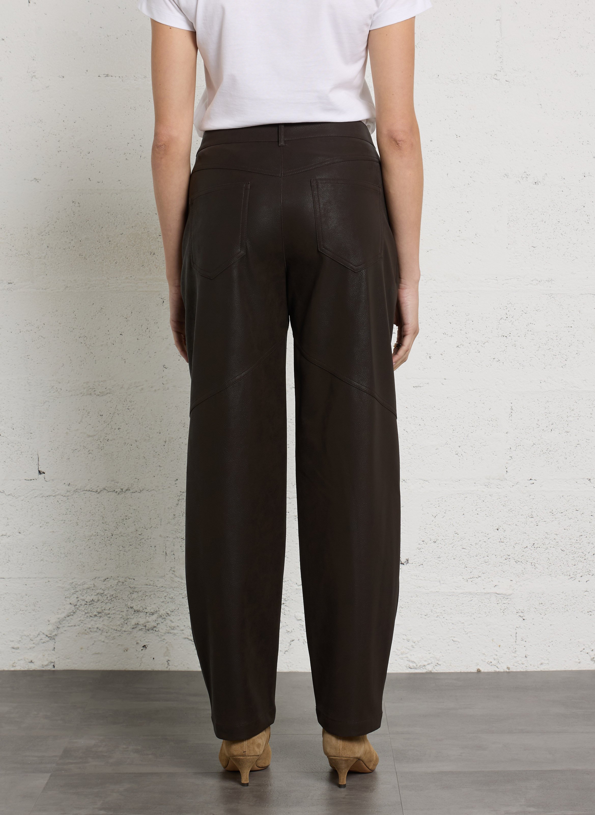Weite Hose LIU JO Braun