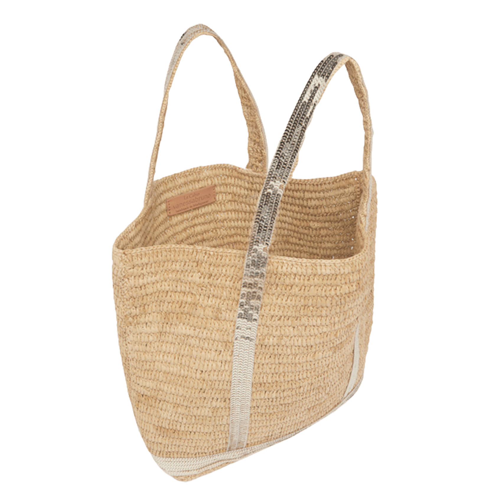 Sac cabas en raphia VANESSA BRUNO Doré