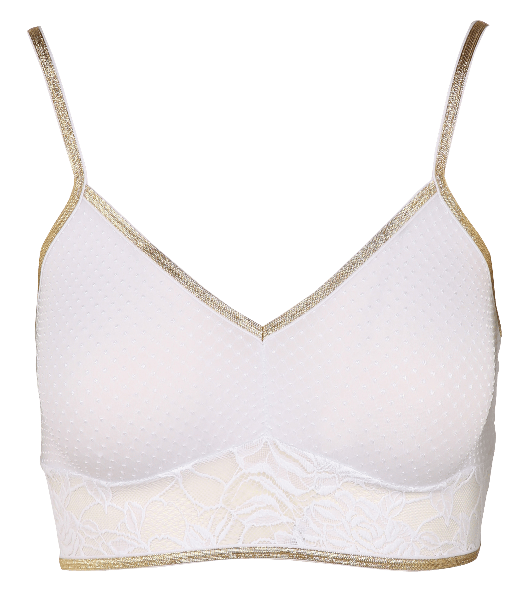 Brassière à dentelle LA NOUVELLE Blanc