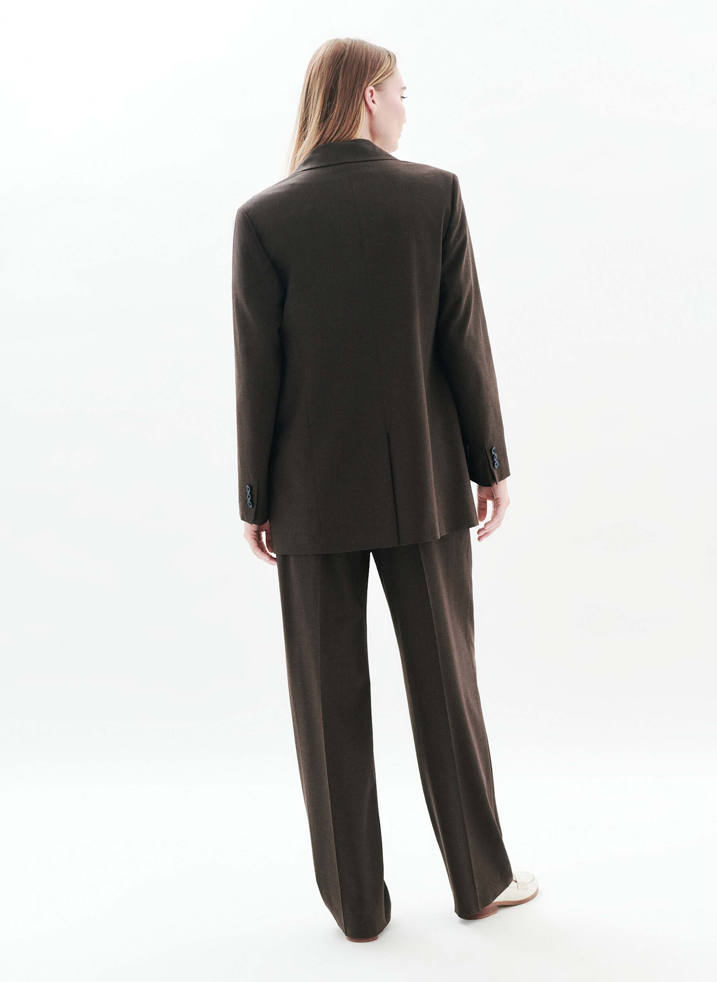 Jacket with tailored collar CAROLL Brown