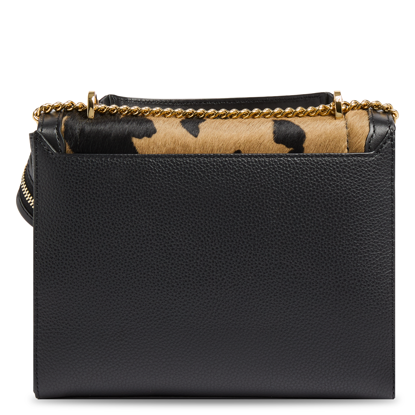 Crossbody bag with printed leather LANCEL Black