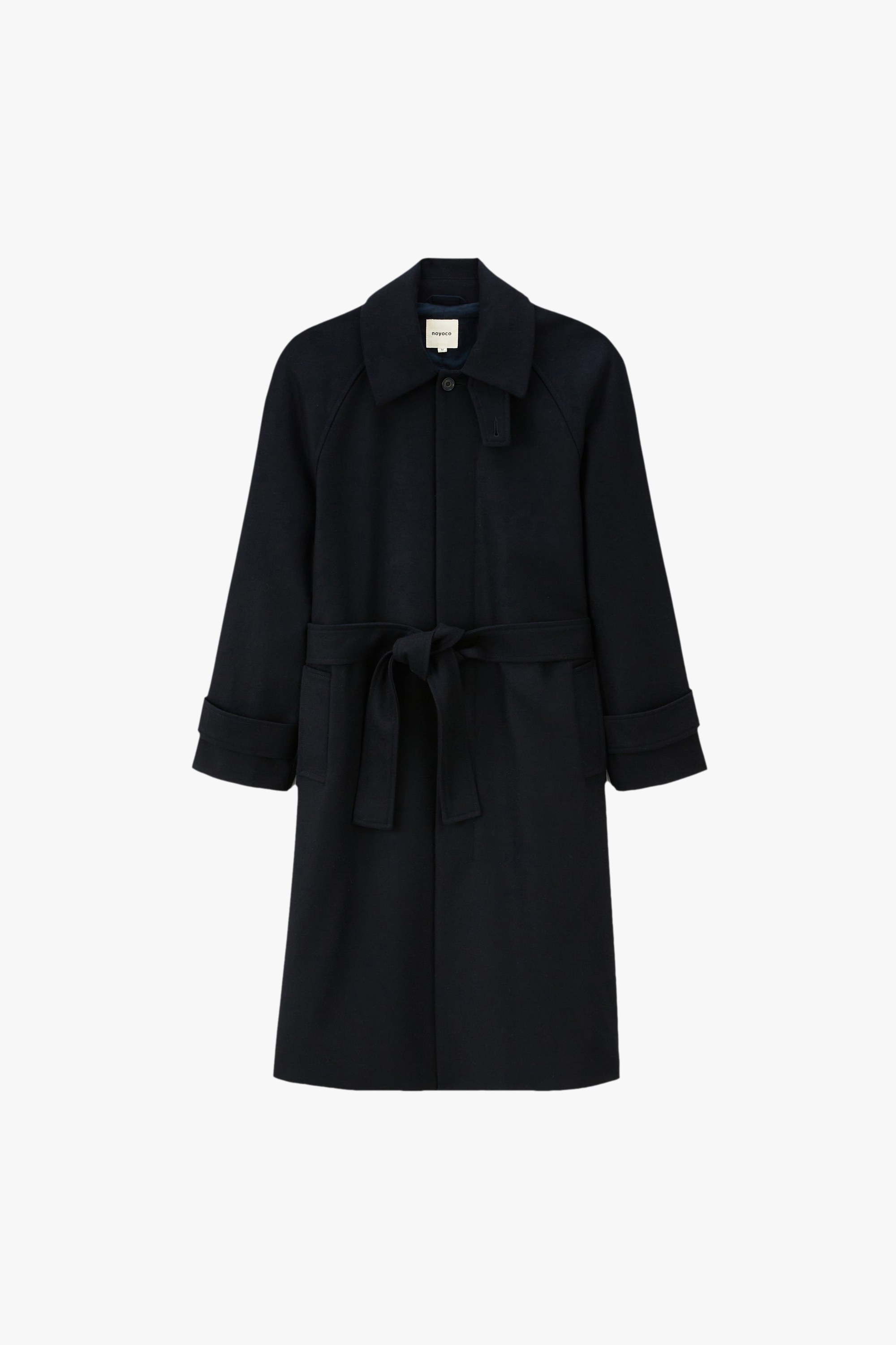 MANTEAU LONG CEINTURÉ VERLAINE Noyoco Blue