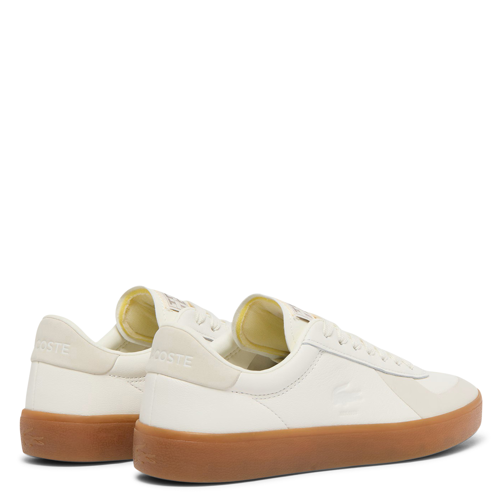 Baskets basses en cuir LACOSTE Blanc