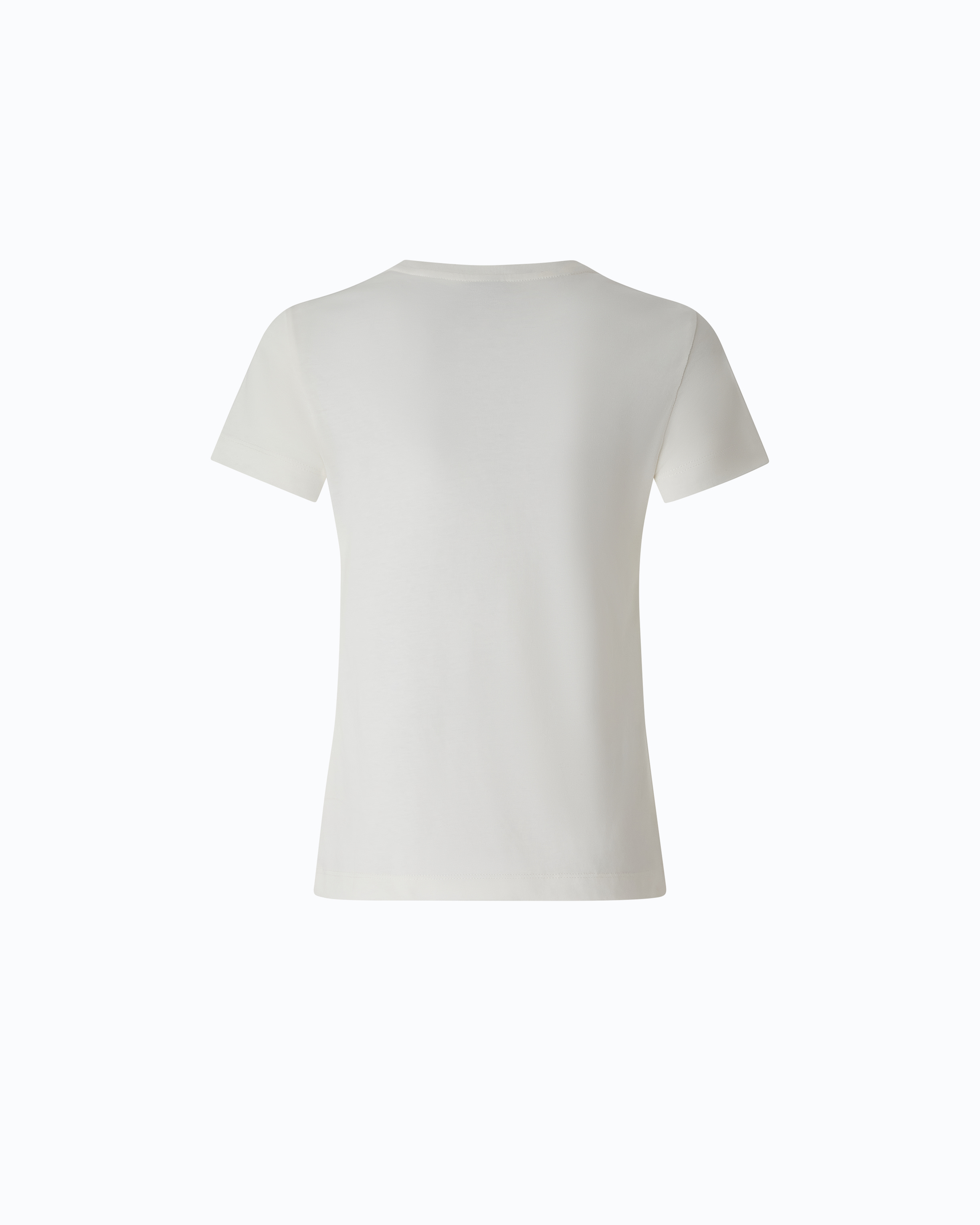 T-shirt with love birds logo PINKO White