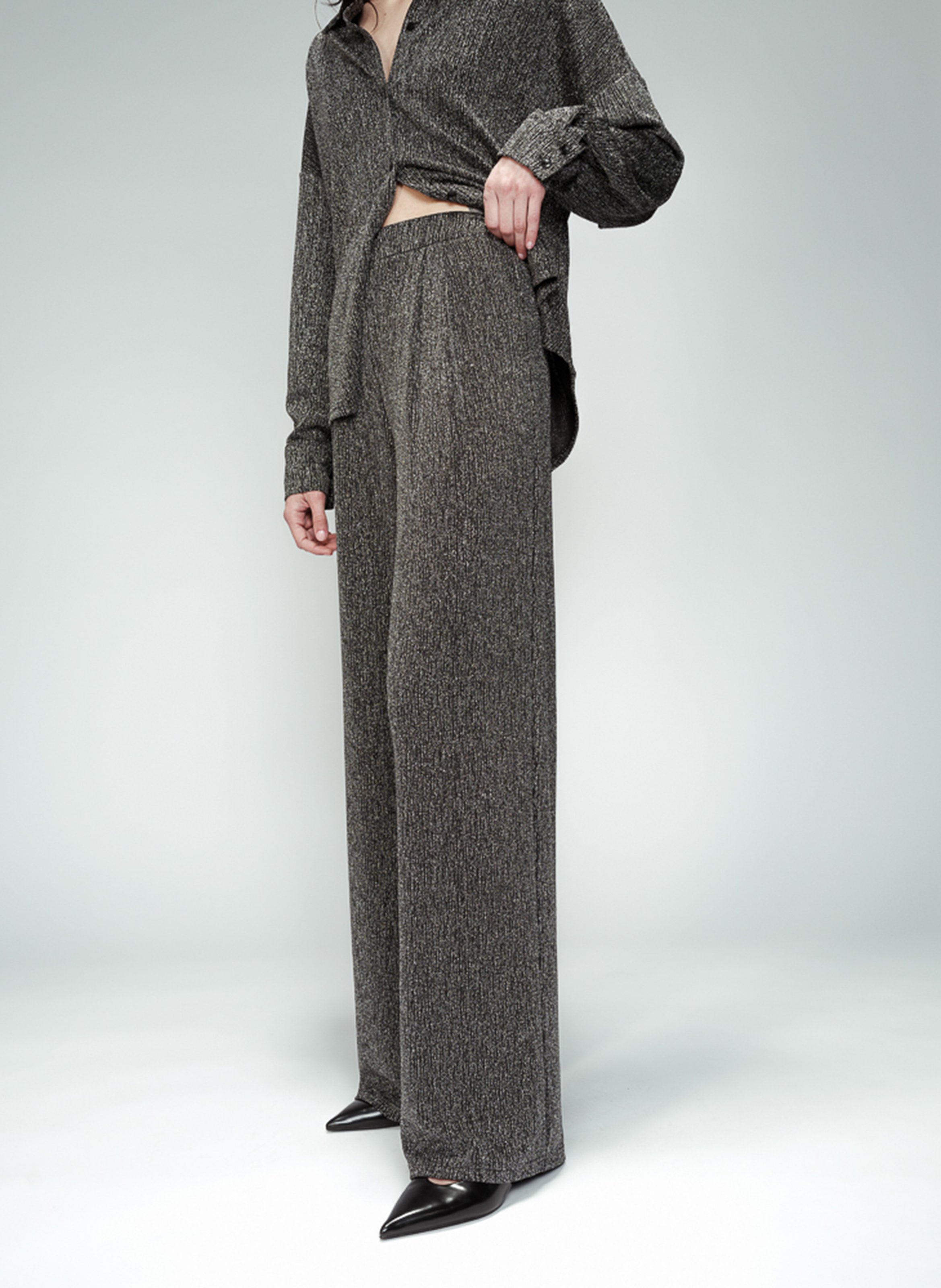 Wide trousers GRACE ET MILA Grey