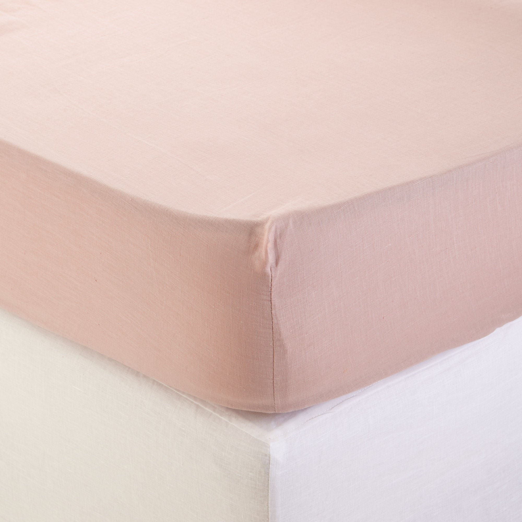 LOU - Cotton fitted sheet MADURA Pink
