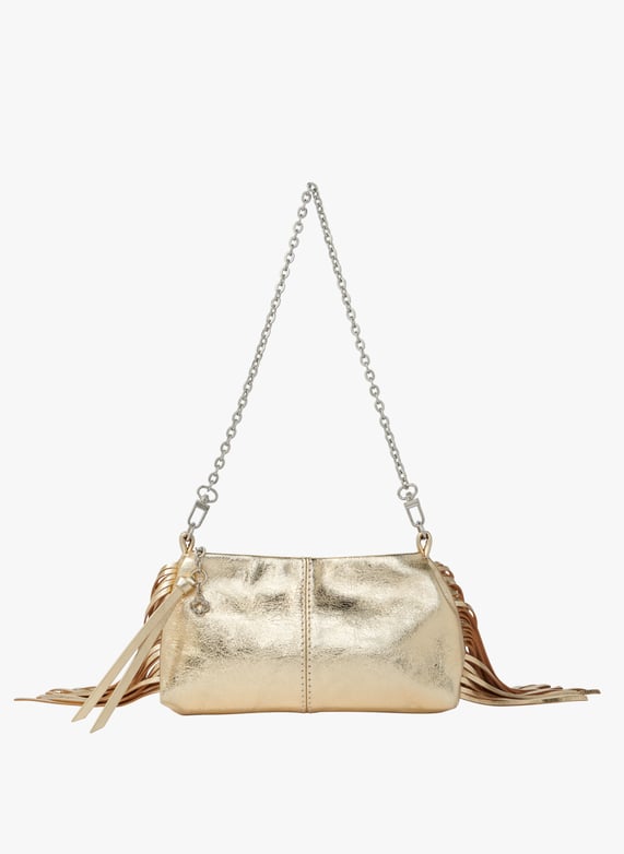 Bolso pequeño de piel metálico Dore Maje Mujer Place des Tendances