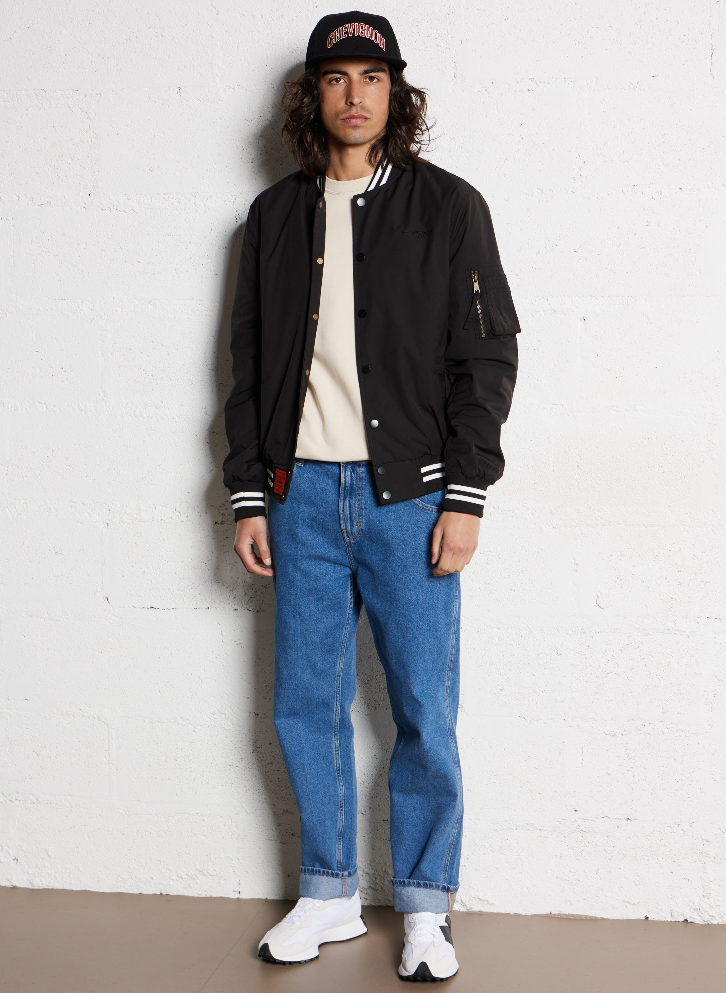 Blouson droit BOMBERS ORIGINAL Noir