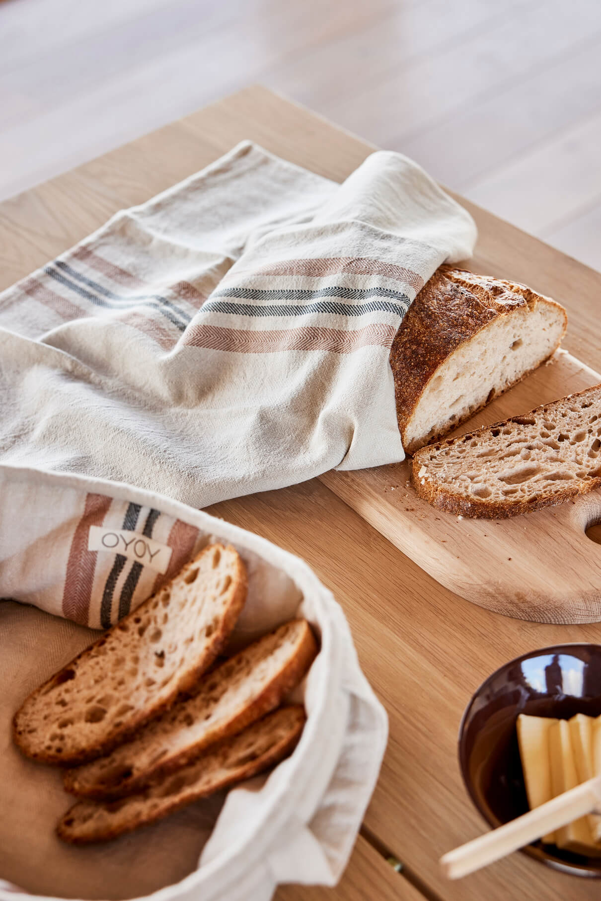 Set of 2 cotton table napkins OYOY LIVING DESIGN Brown