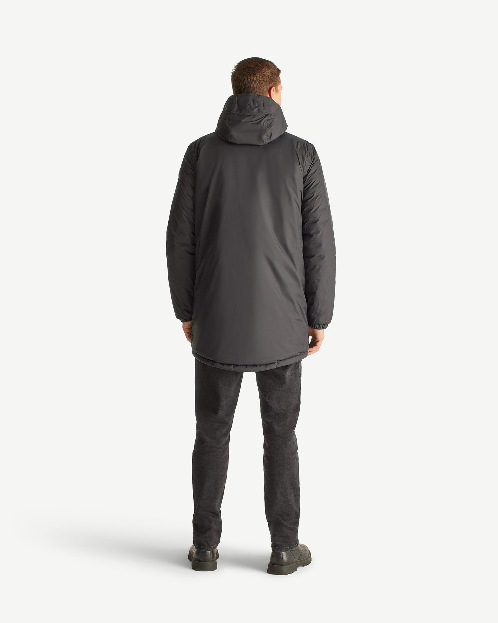 Long reversible hooded parka Amsterdam 2.0 JOTT Black