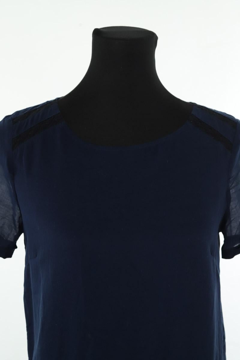 Cotton dress SEZANE - Seconde main Blue