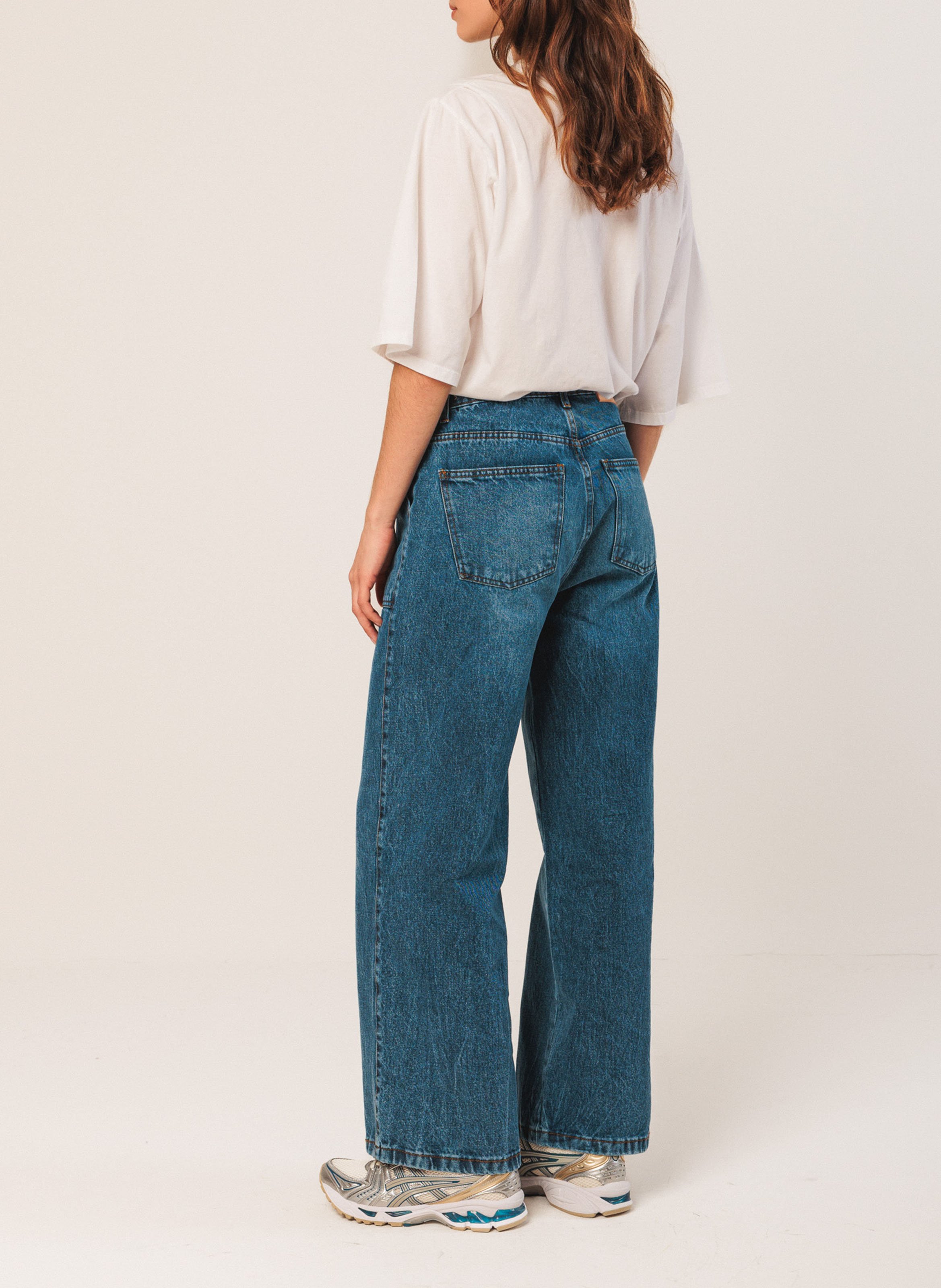 Jean droit en coton INDI & COLD Jean Stone