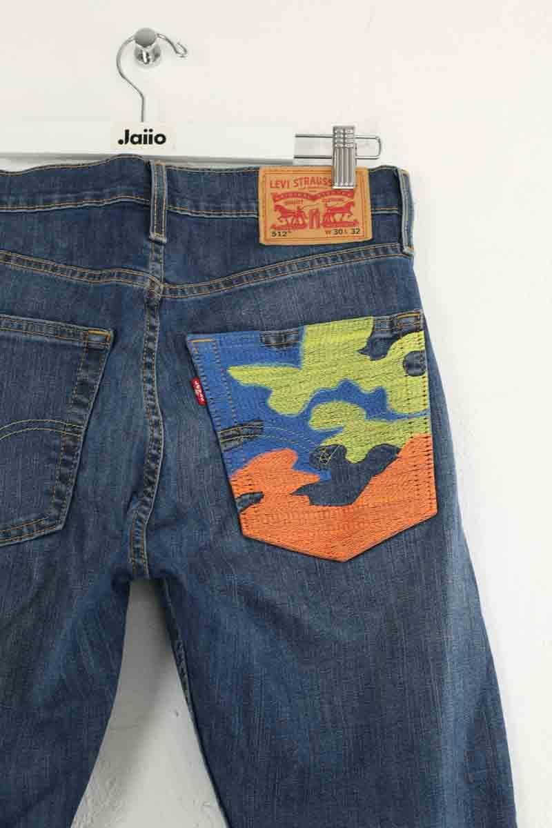 Slim jeans 512 in cotton LEVI'S - Seconde main Blue