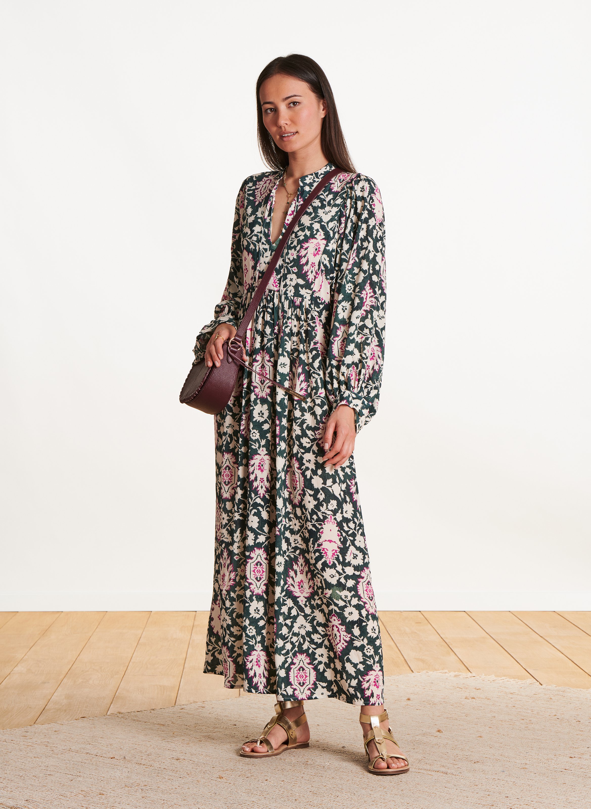 Long oversized dress LA FEE MARABOUTEE Blue