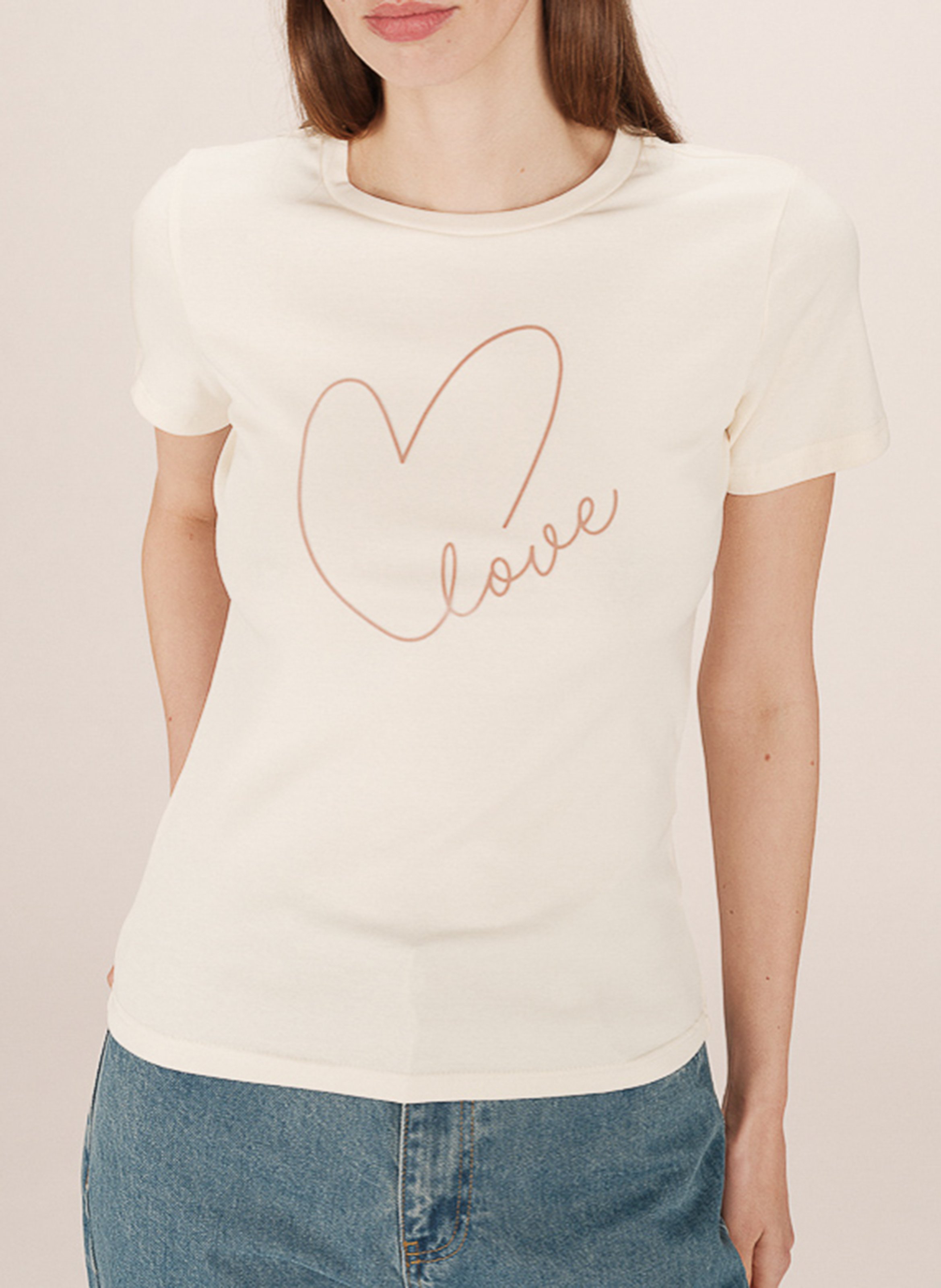 Basic cotton-mix T-shirt GRACE ET MILA