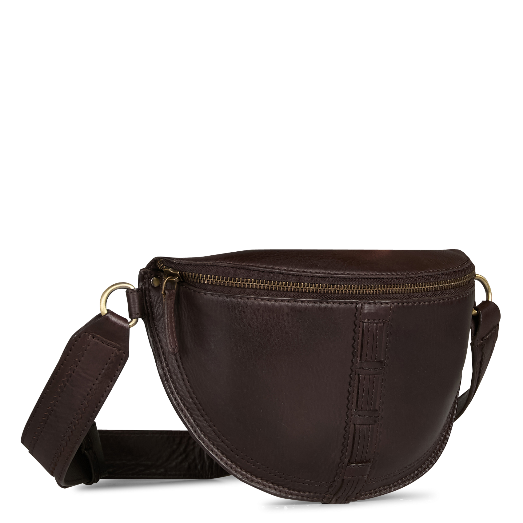 Sac banane en cuir MAISON 123 Marron