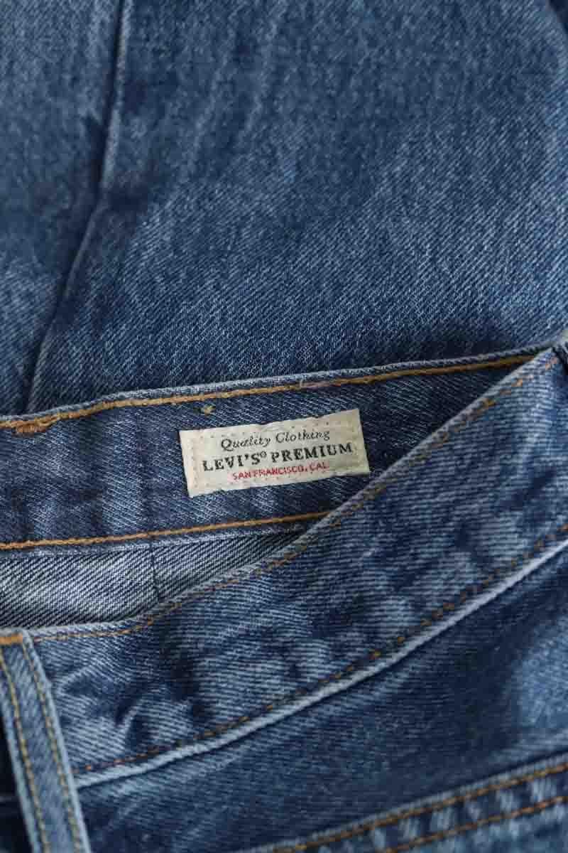 501? straight cotton jeans LEVI'S - Seconde main Blue