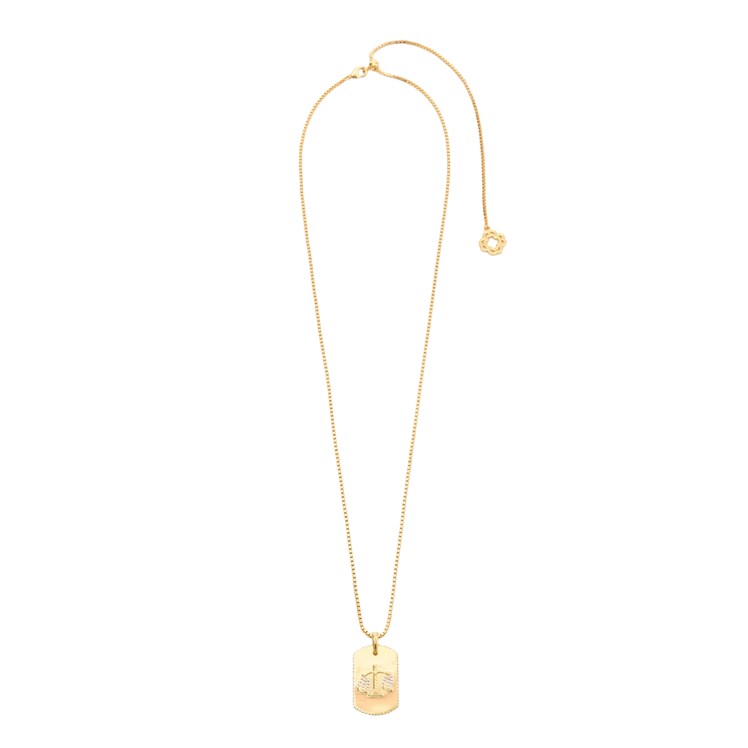 Halsketting van messing MAJE