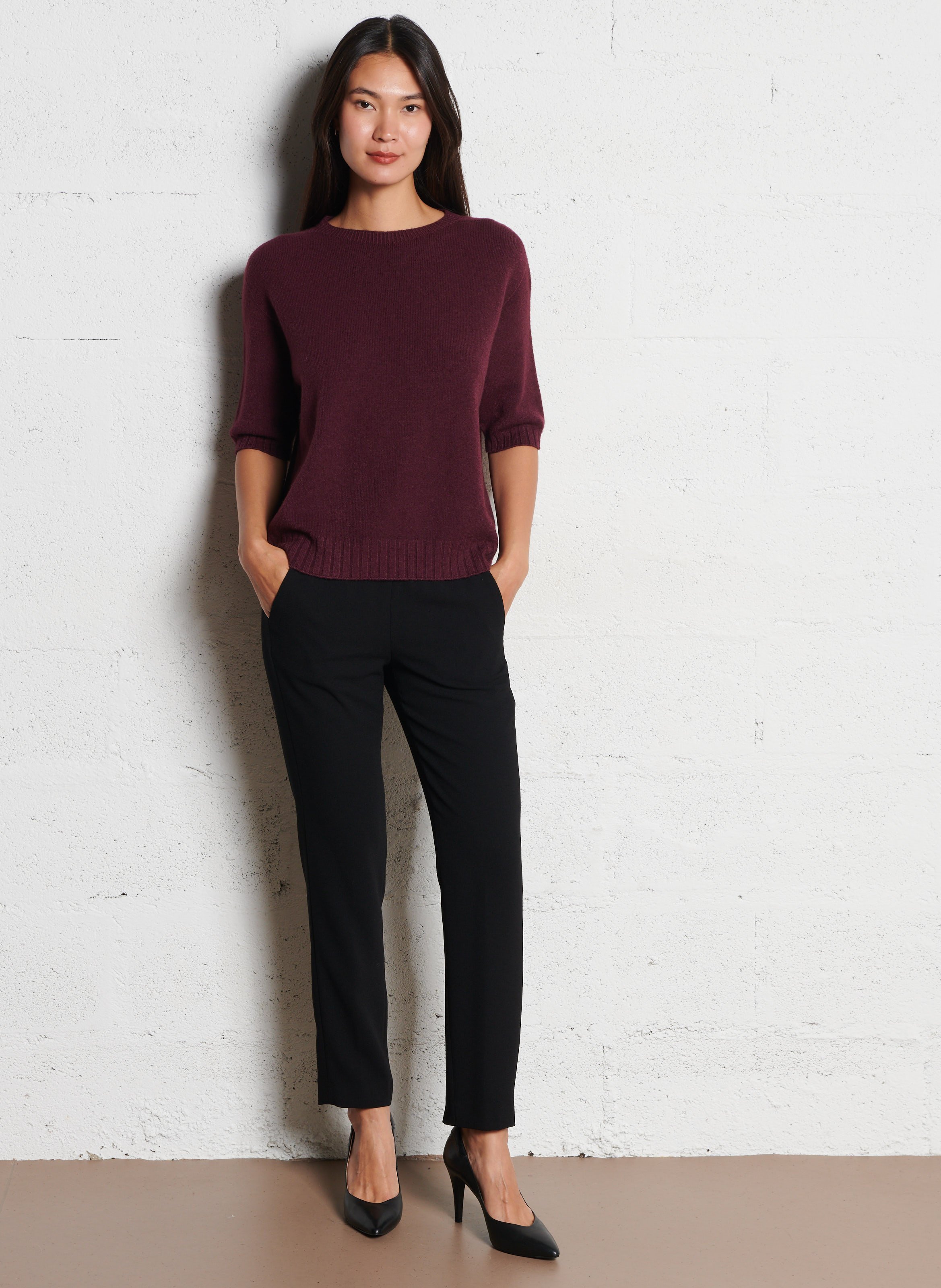 Pantalon droit HARTFORD Noir