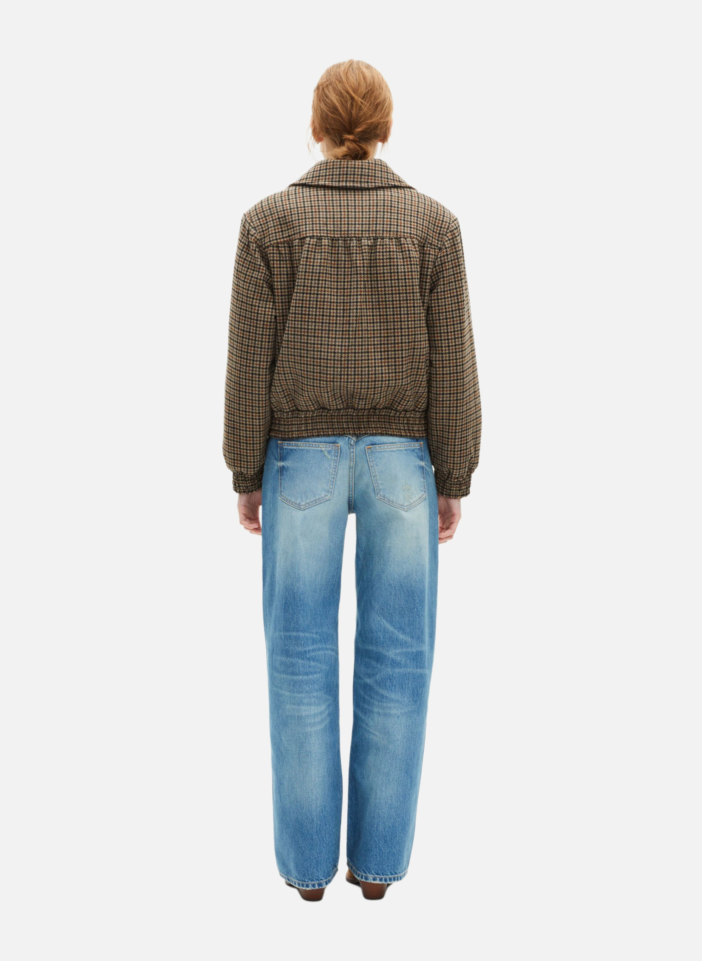 Houndstooth jacket THE KOOPLES Brown