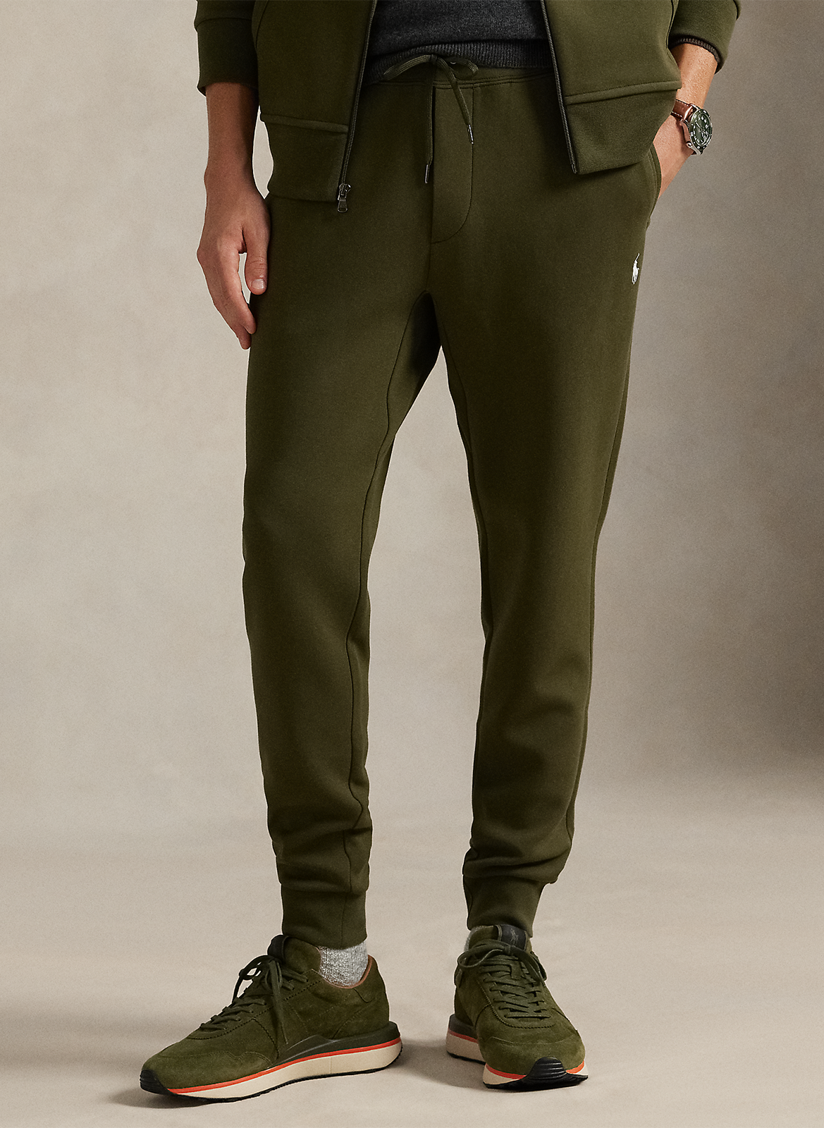 Jogging ajusté en coton mélangé POLO RALPH LAUREN