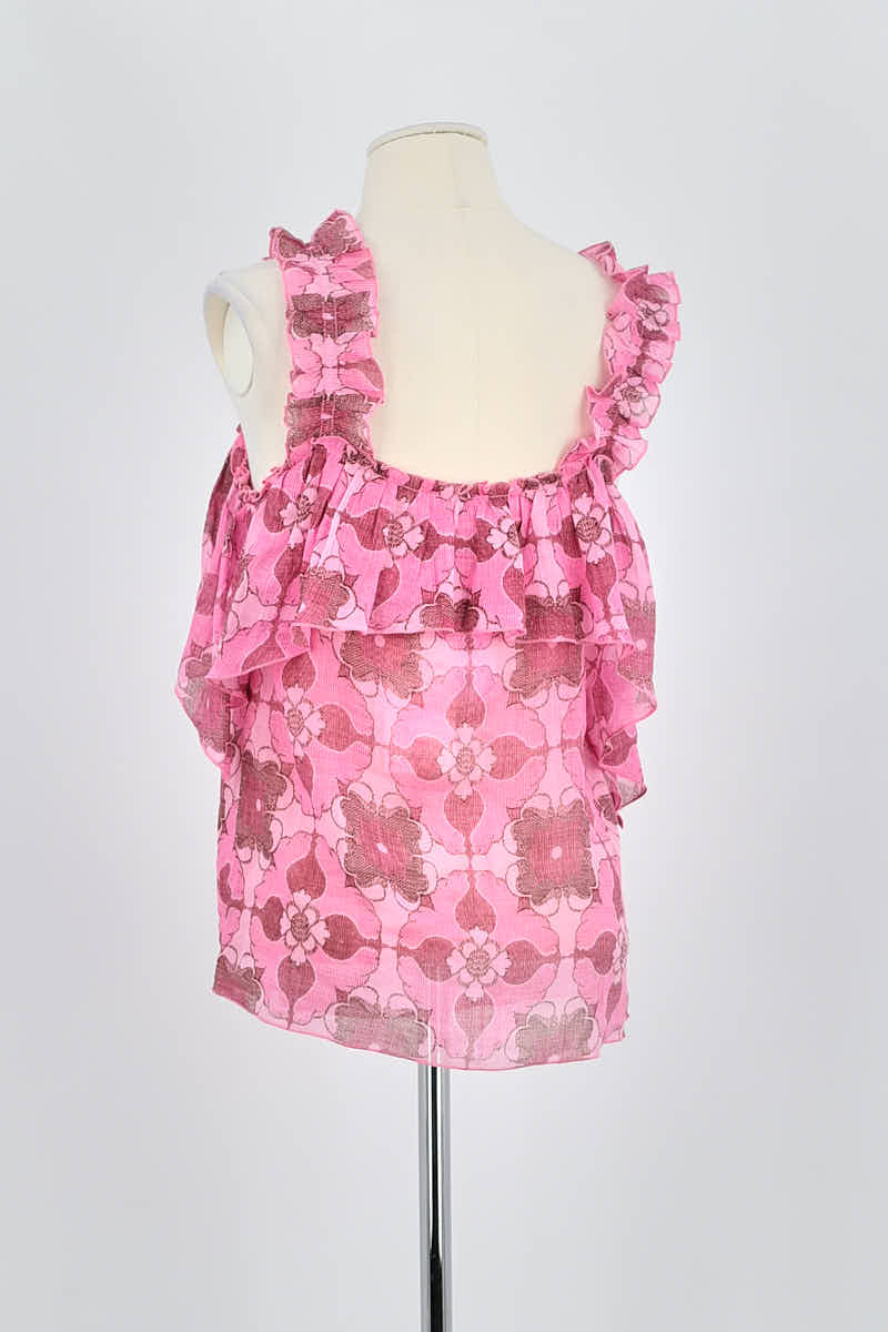 Azawood sleeveless top ANTIK BATIK - Seconde Main Pink