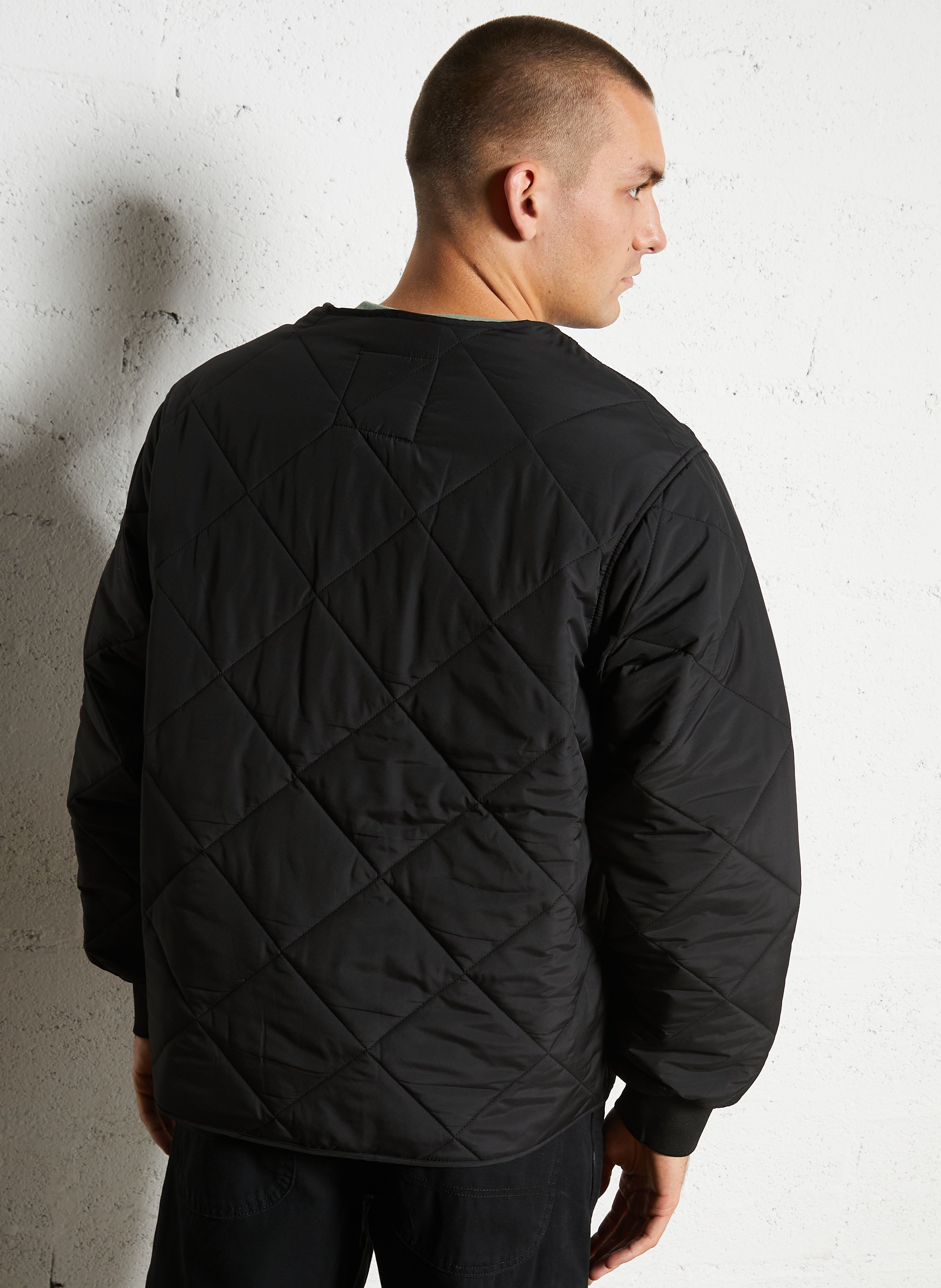 Oversized, gewatteerde jasje DICKIES Zwart